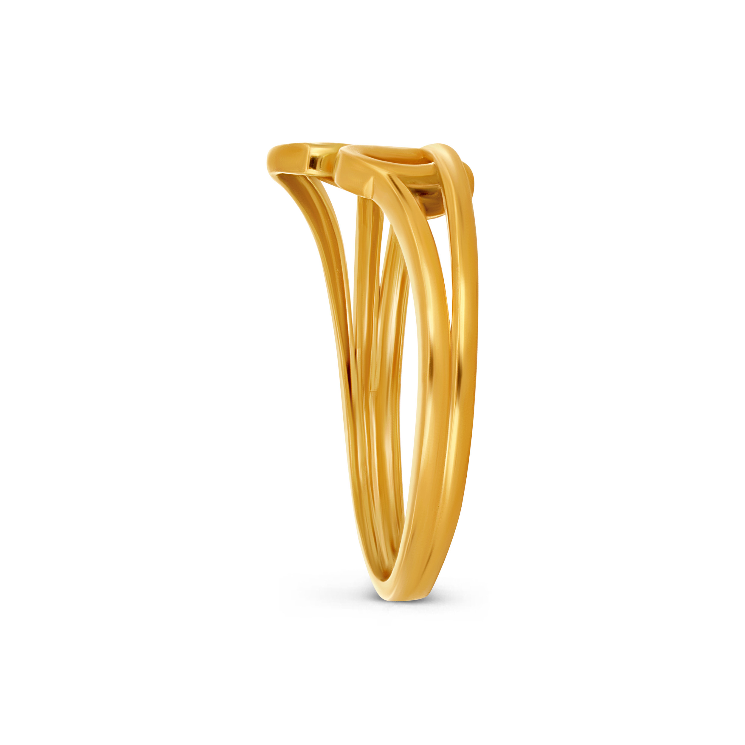 Fluid Elegance Gold Ring - Senco Gold and Diamonds