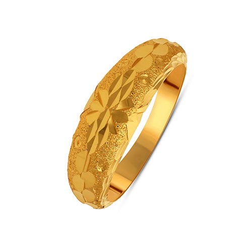 Faceted Bloom Gold Ring - Senco Gold and Diamonds