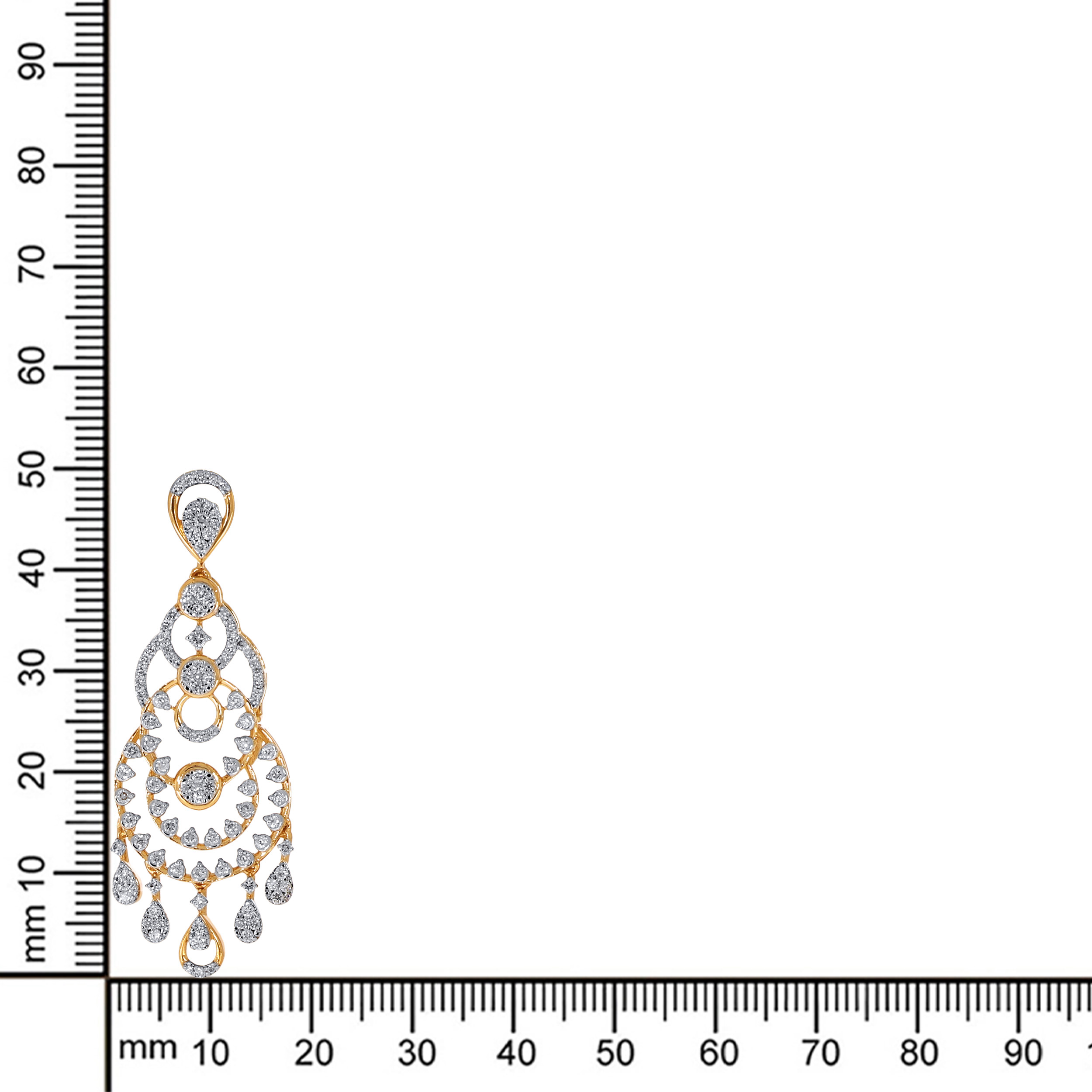 14K Yellow Gold Diamond Earrings-DTGN-D000778971 - Senco Gold and Diamonds