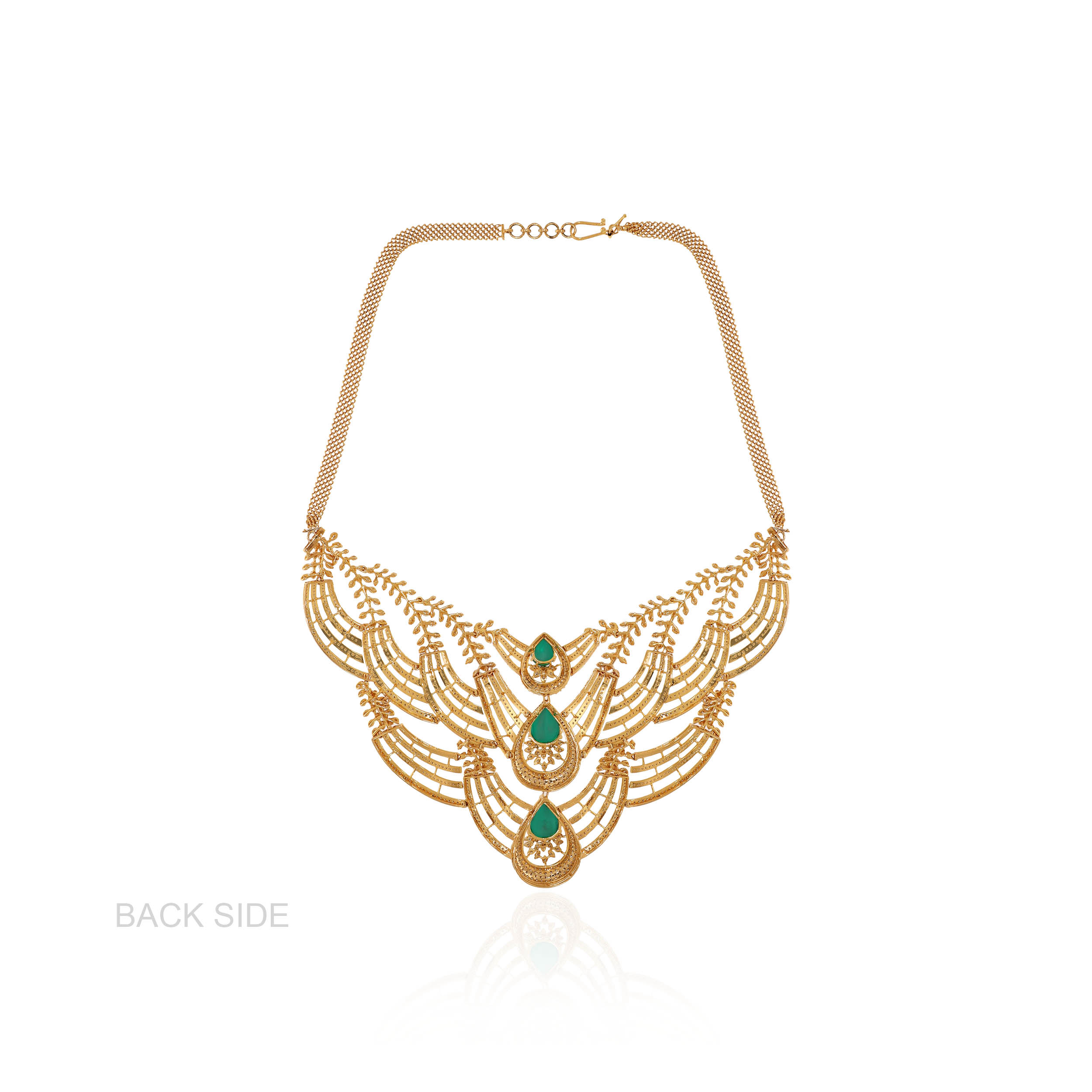 14K Yellow Gold Diamond Necklace-DGN-D000787119 - Senco Gold and Diamonds