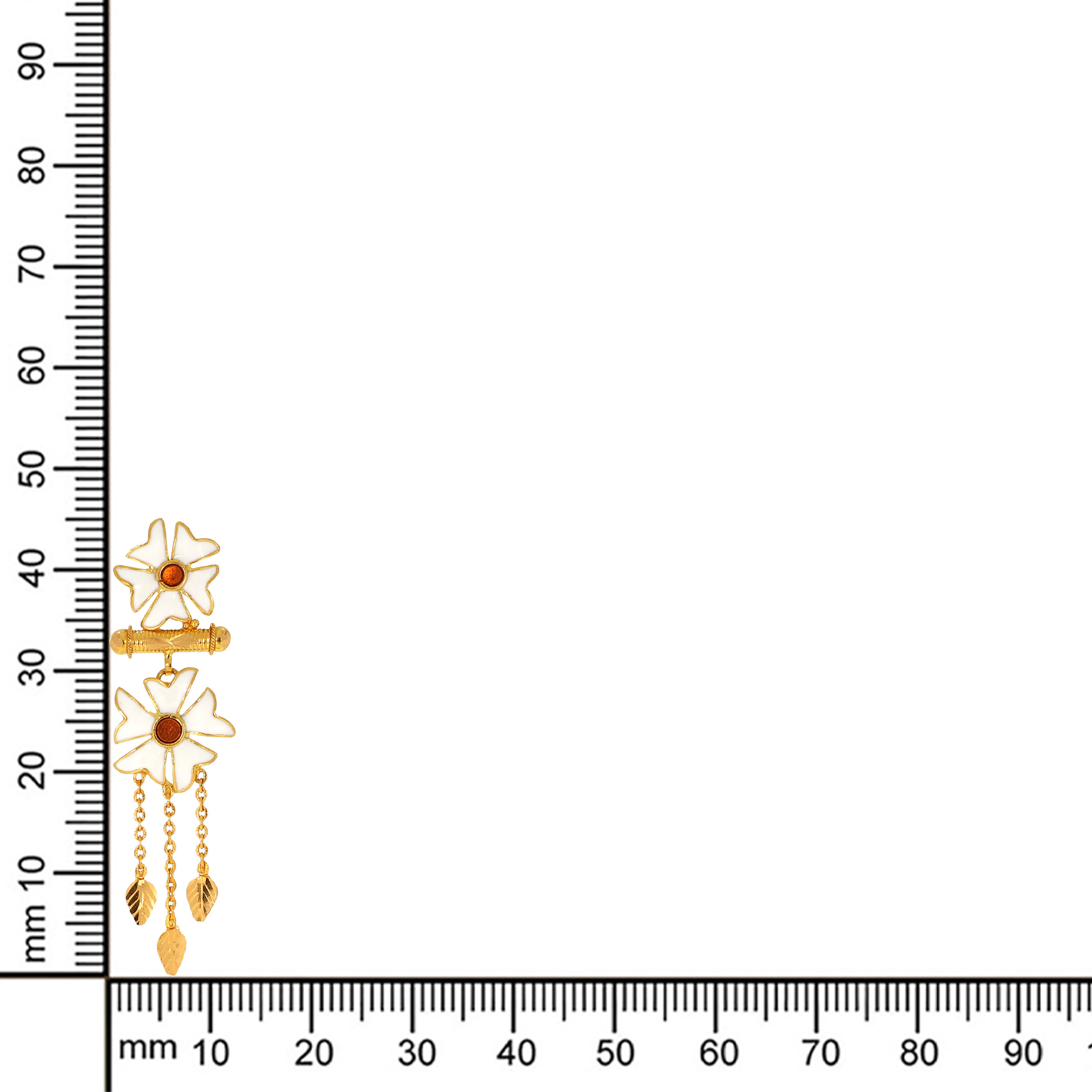 22K Yellow Gold Drop Earrings-GP-D000783654 - Senco Gold and Diamonds