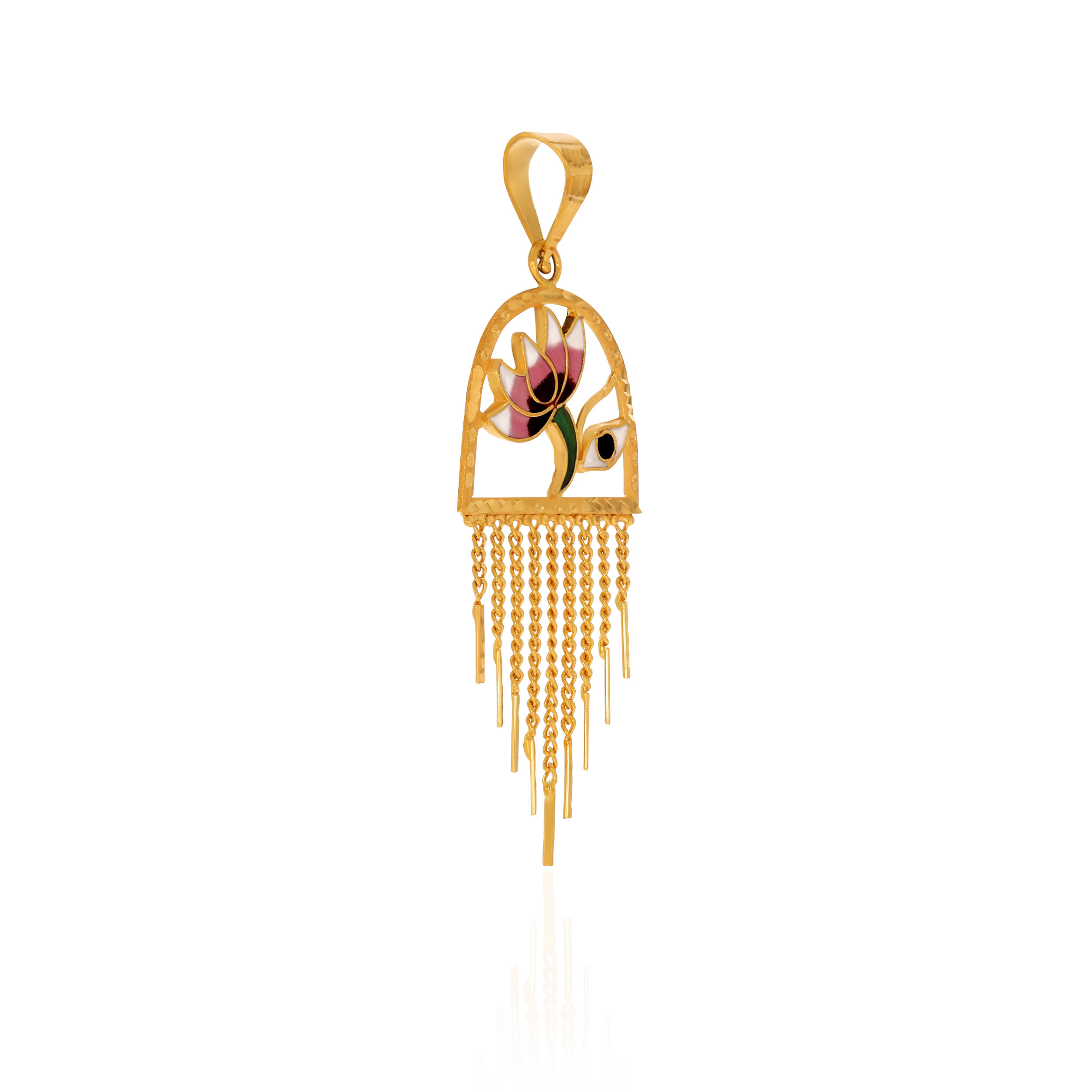 22K Yellow Gold Pendant-GPN-D000782704 - Senco Gold and Diamonds