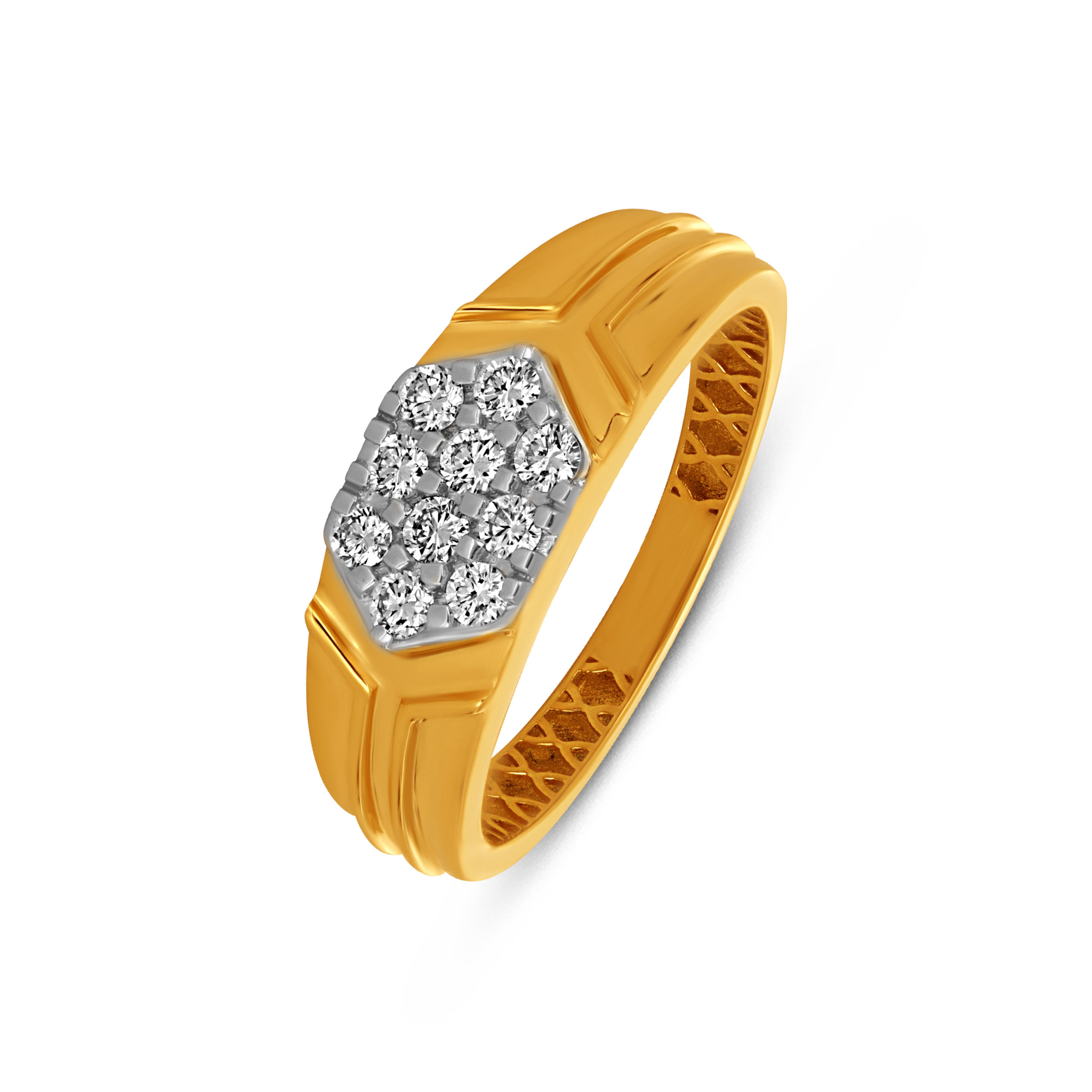 Rhodion Elite Men's Diamond Band - Senco Gold and Diamonds