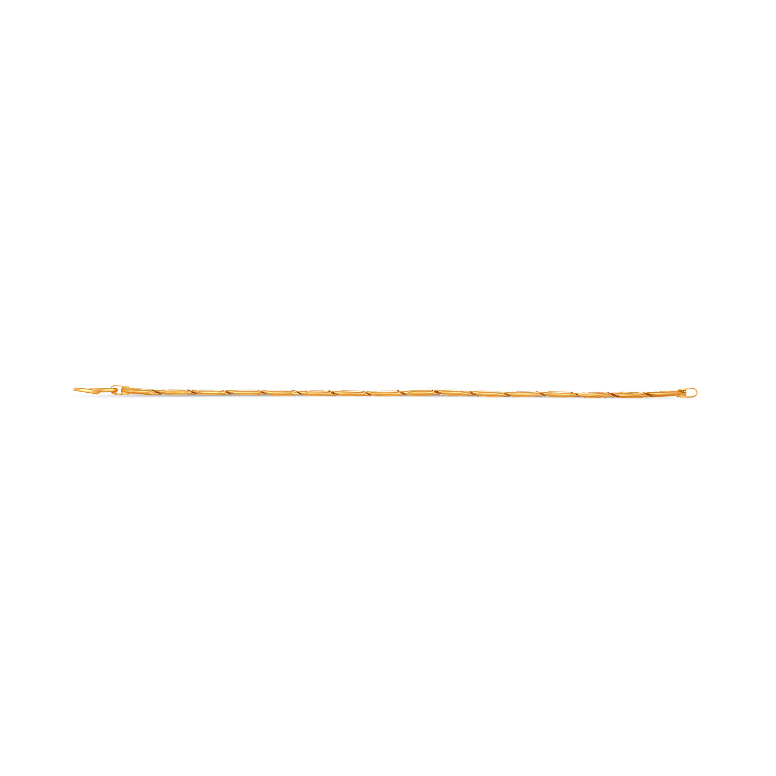 Elite Linked Men's Gold Wristlet - Senco Gold and Diamonds