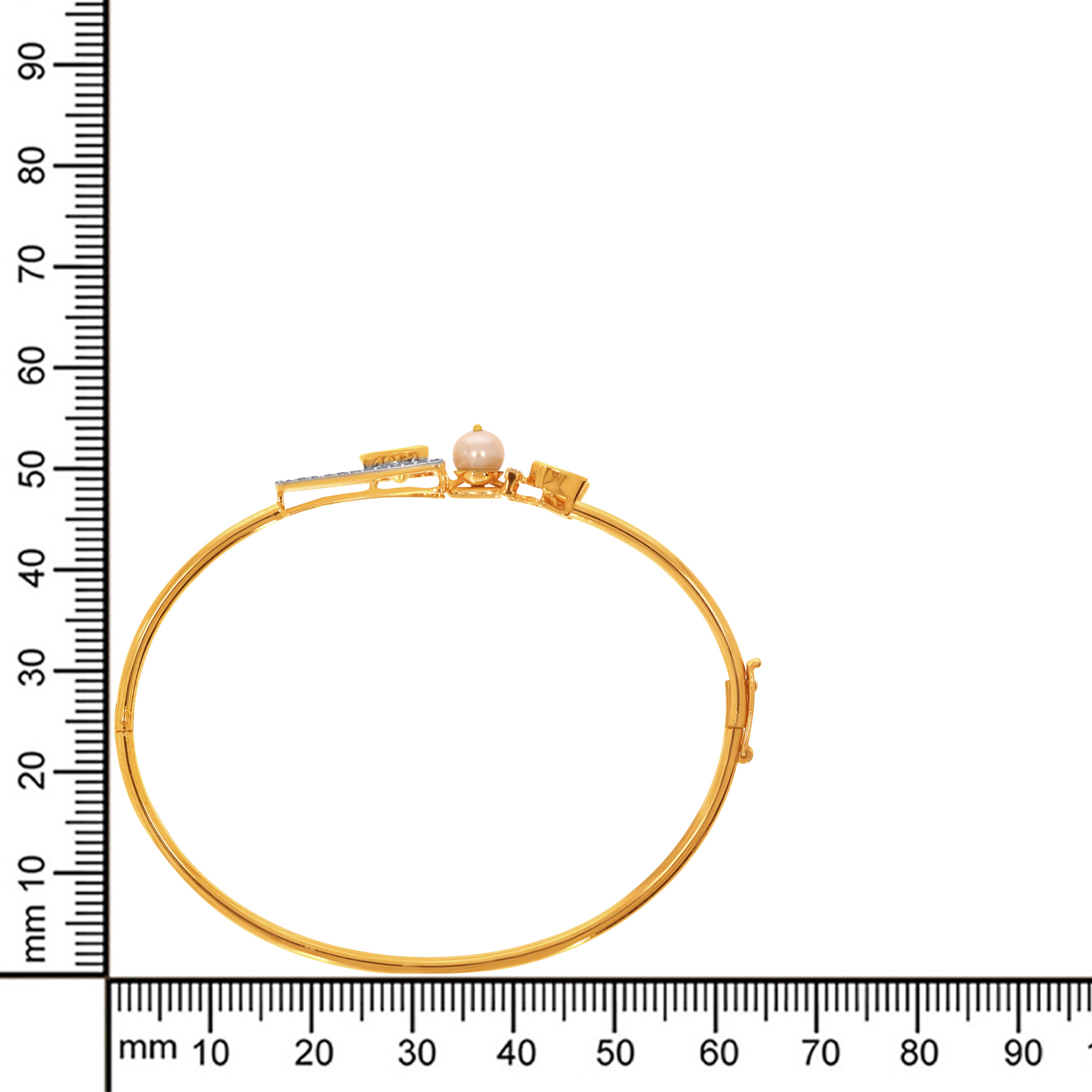Tribal Art Polki Diamond Bracelet - Senco Gold and Diamonds