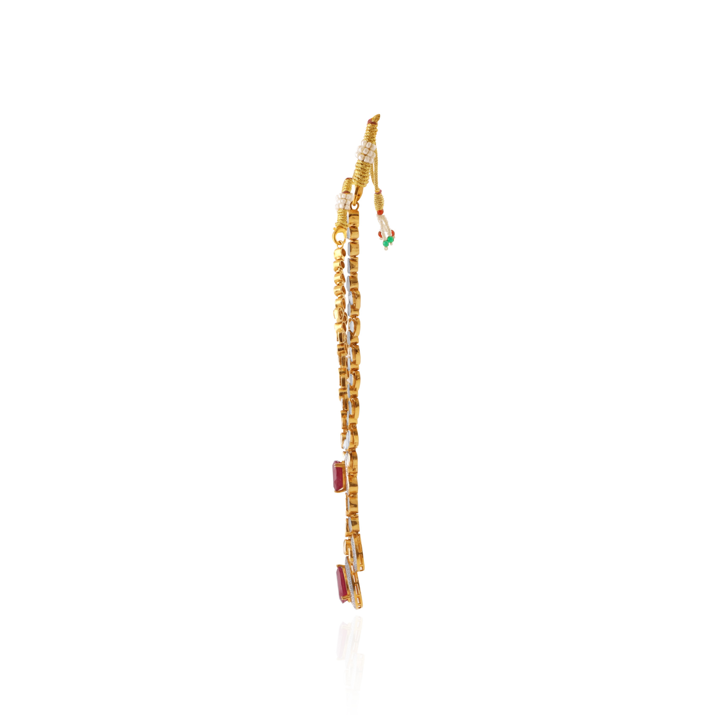 Rose Dawn Polki Diamond Necklace - Senco Gold and Diamonds