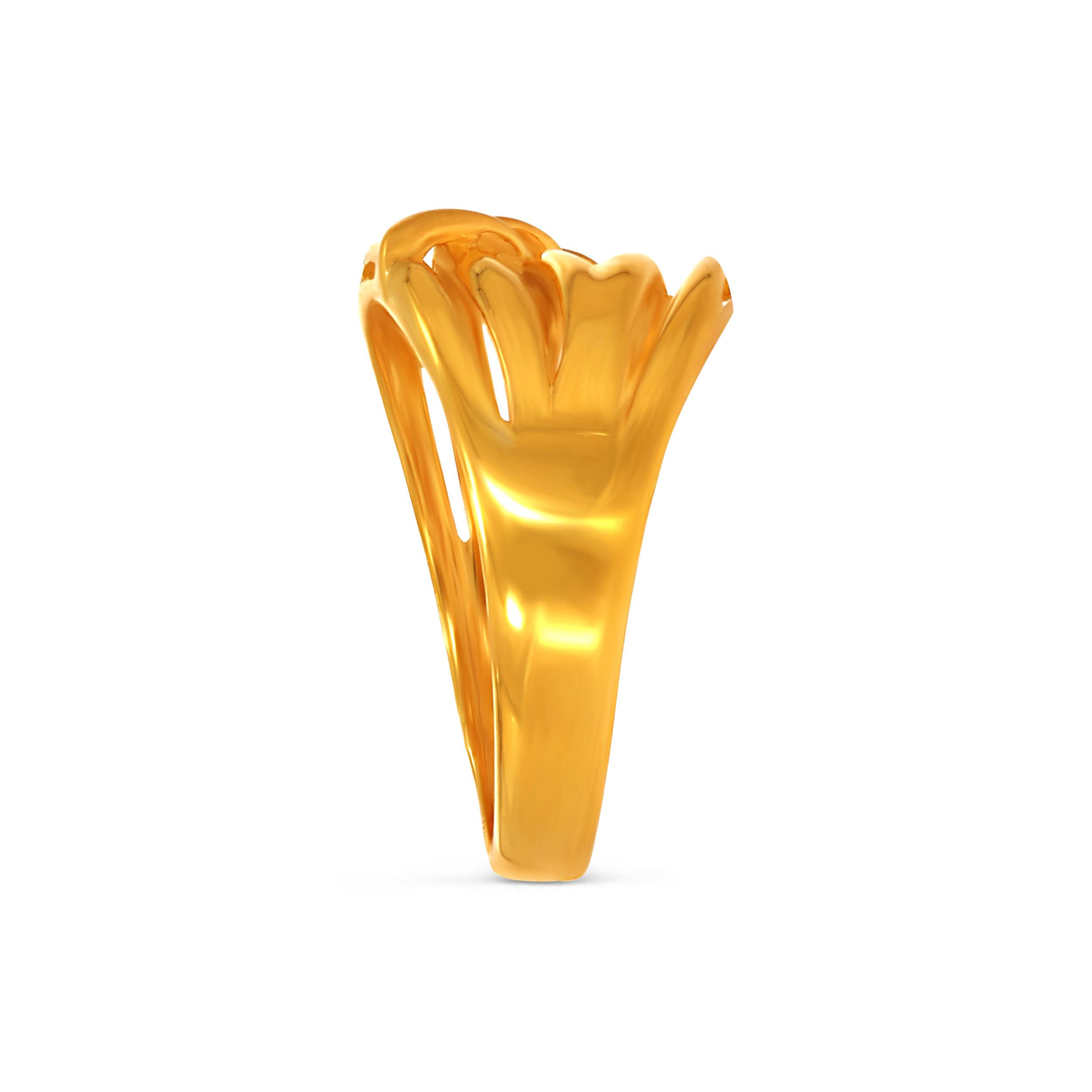 Parallel Paths Gold Ring alternate view 2