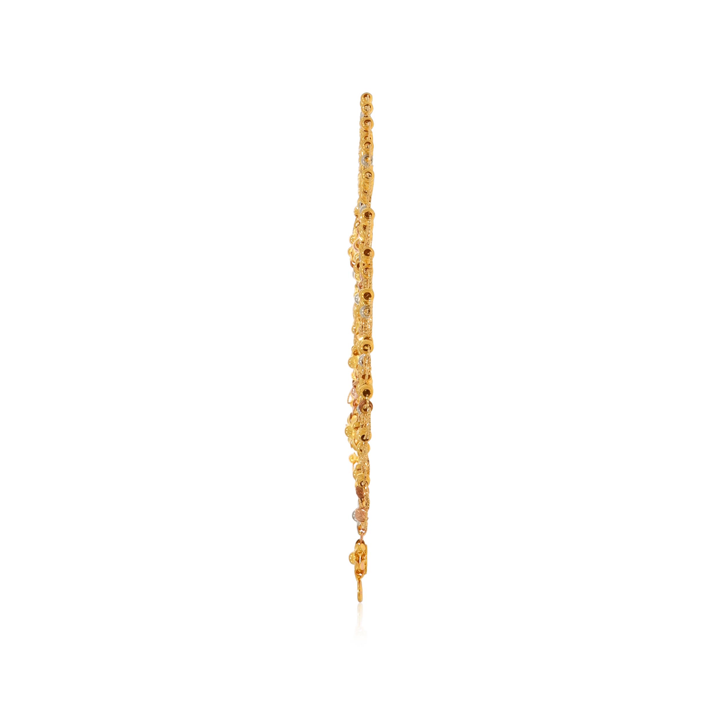 Harmonious Hues Statement Gold Necklace - Senco Gold and Diamonds