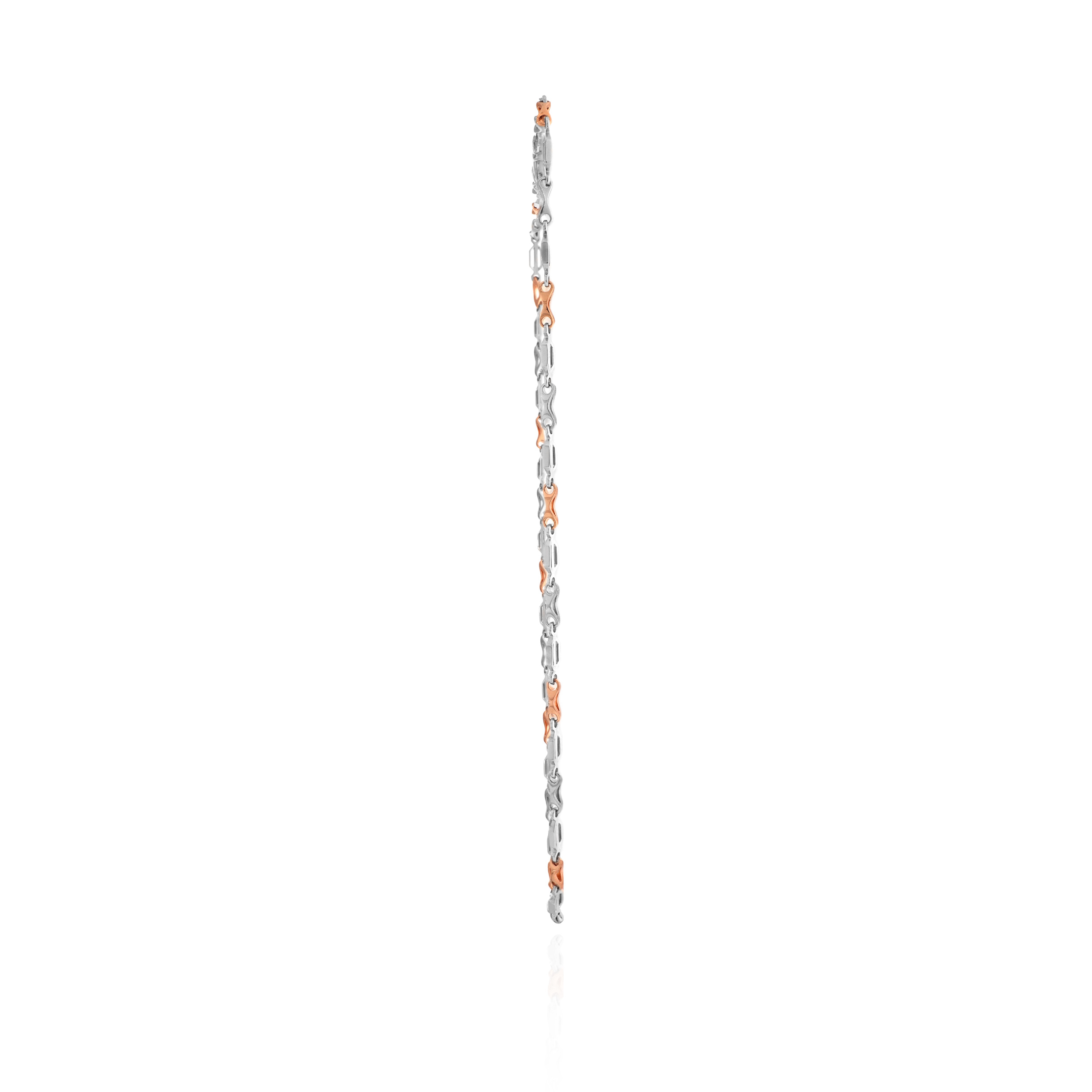 Shadow Flux Platinum Gold Chain - Senco Gold and Diamonds