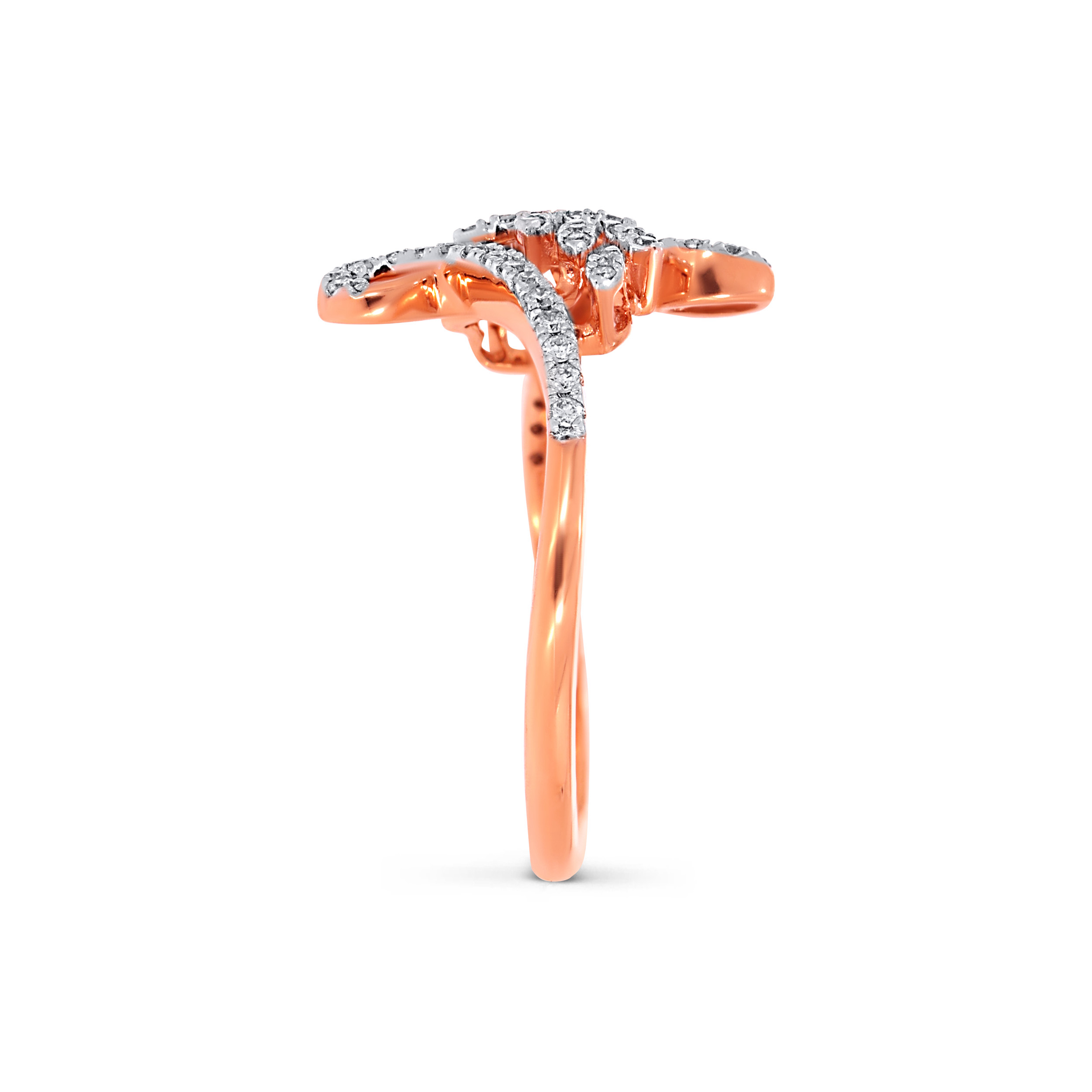 Roselle Swirl Diamond Ring - Senco Gold and Diamonds