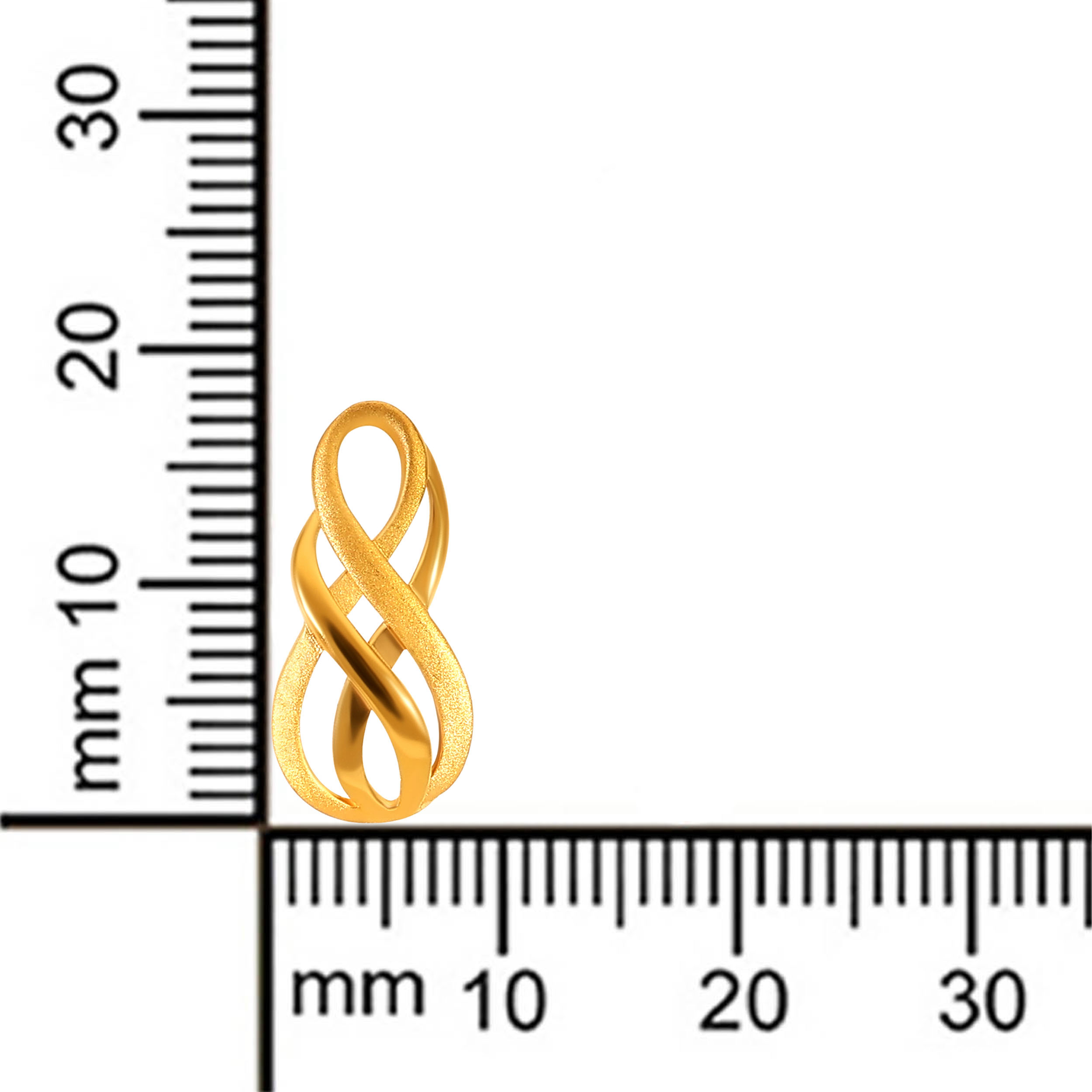 Eternal Knot Gold Studs - Senco Gold and Diamonds