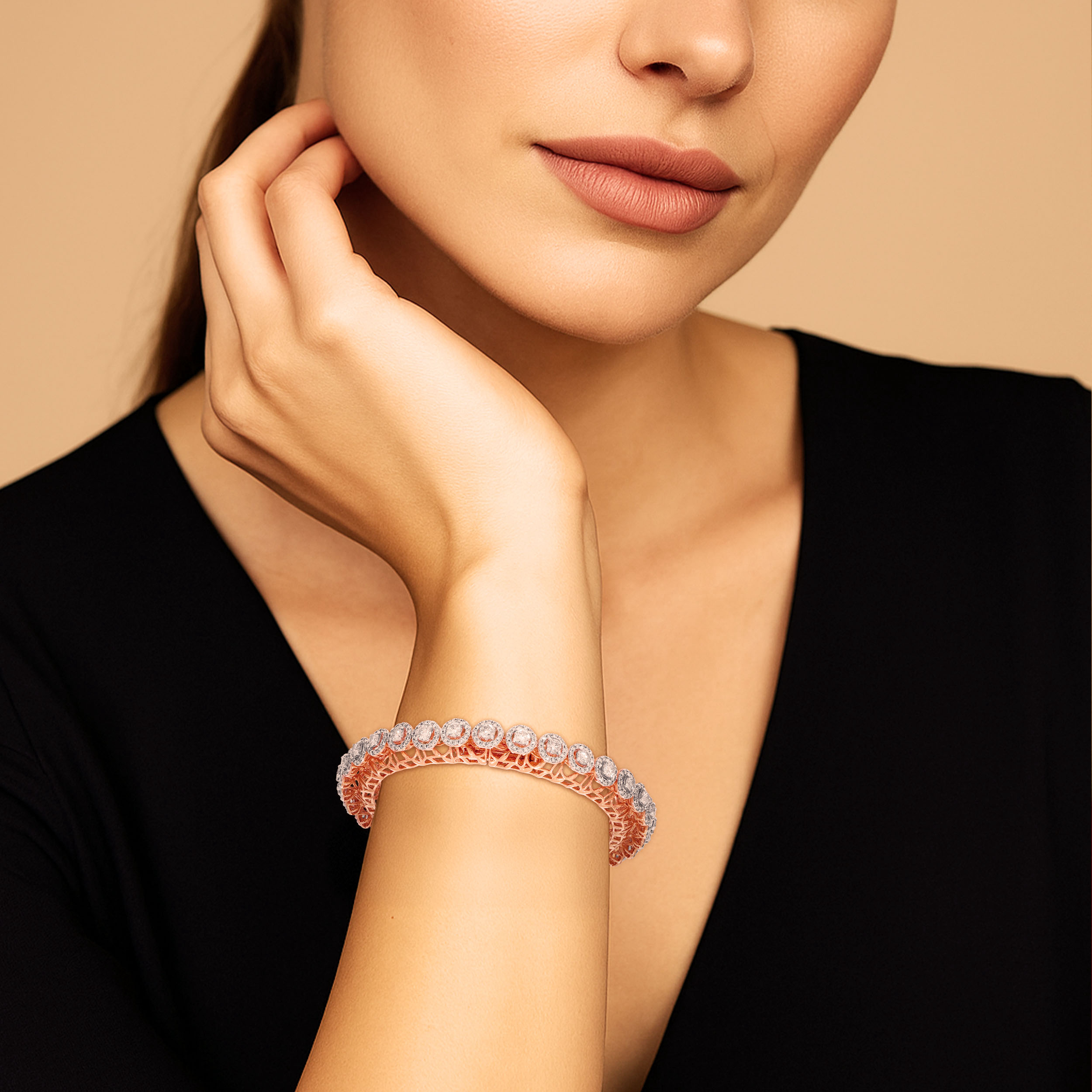 Starlight Circle Diamond Churi - Senco Gold and Diamonds