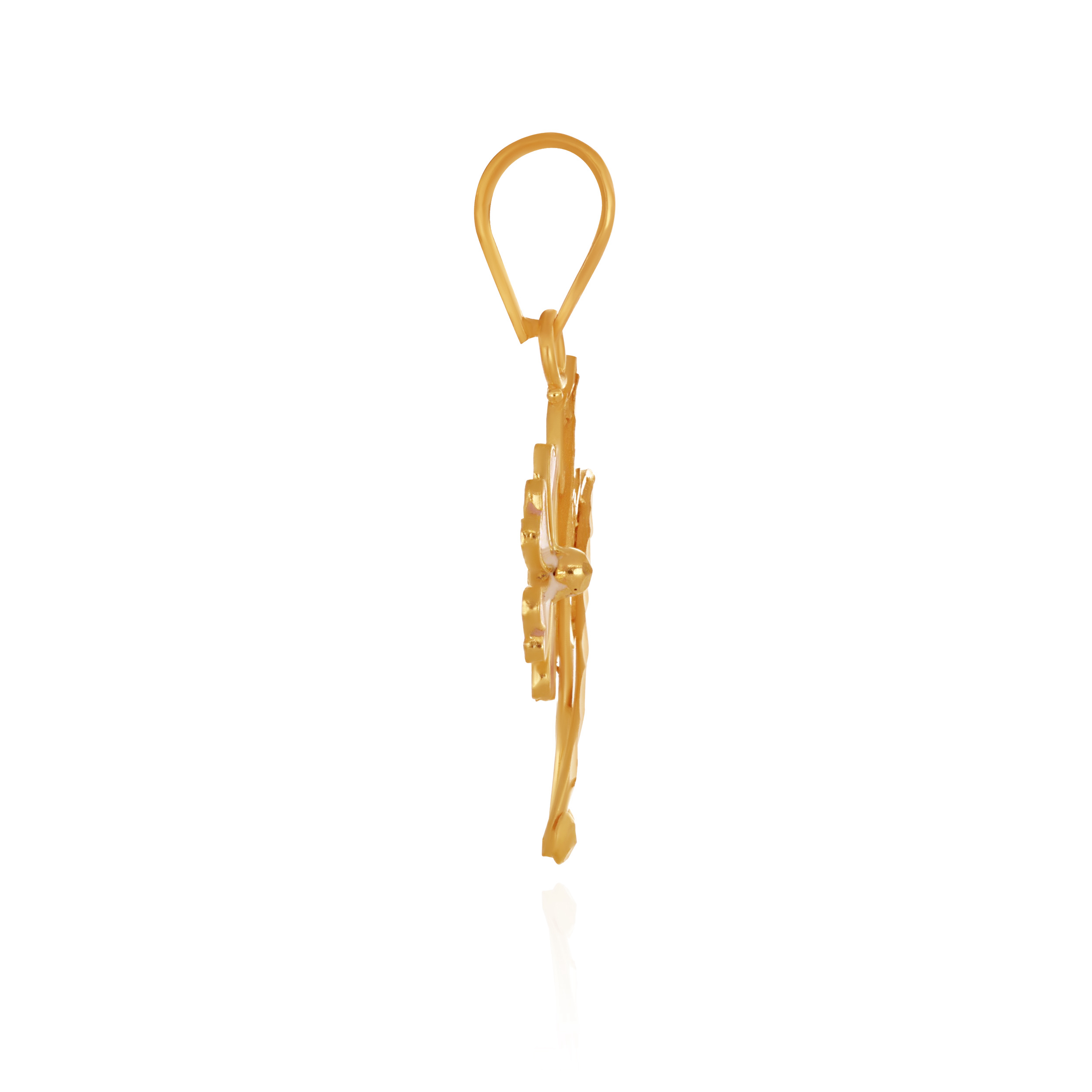 Blush of Festivity Gold Pendant - Senco Gold and Diamonds