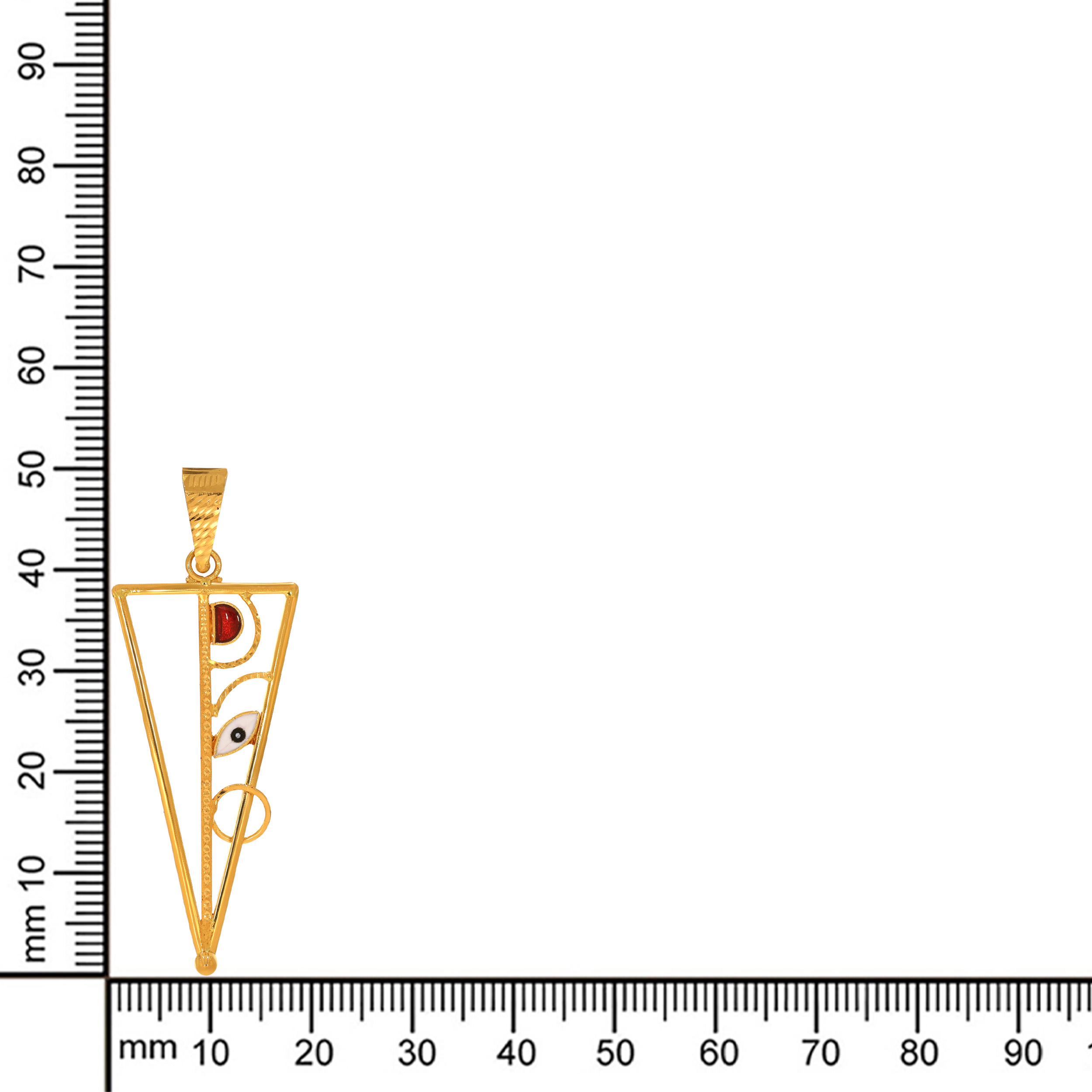 22K Yellow Gold Pendant-GPN-D000782705 - Senco Gold and Diamonds