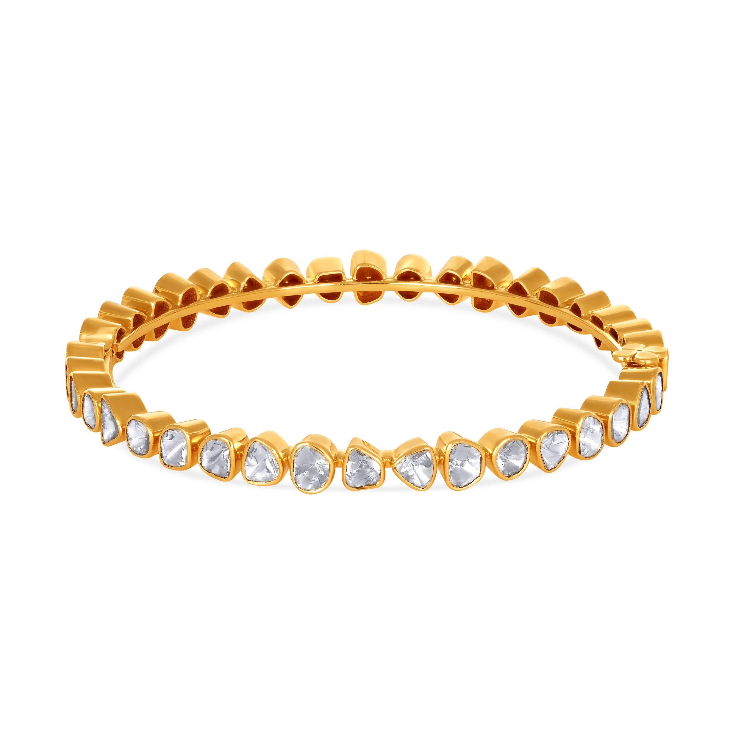Legacy Of Splendour Polki Bangle - Senco Gold and Diamonds