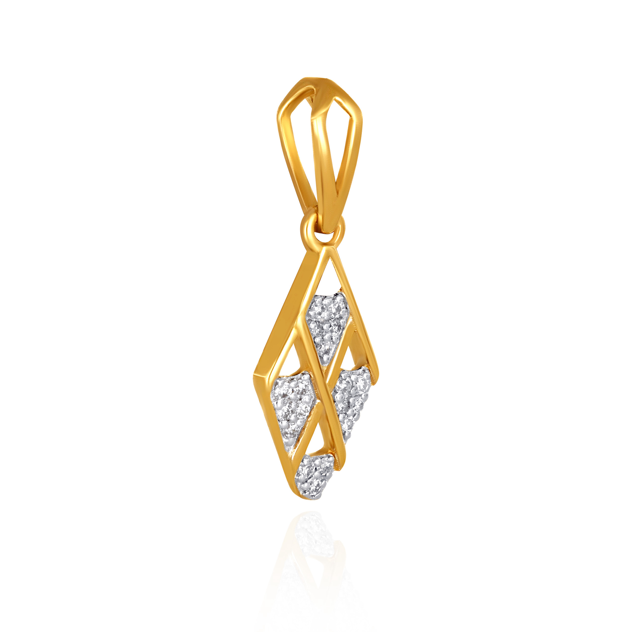 Lumina Rhombus Diamond Pendant - Senco Gold and Diamonds