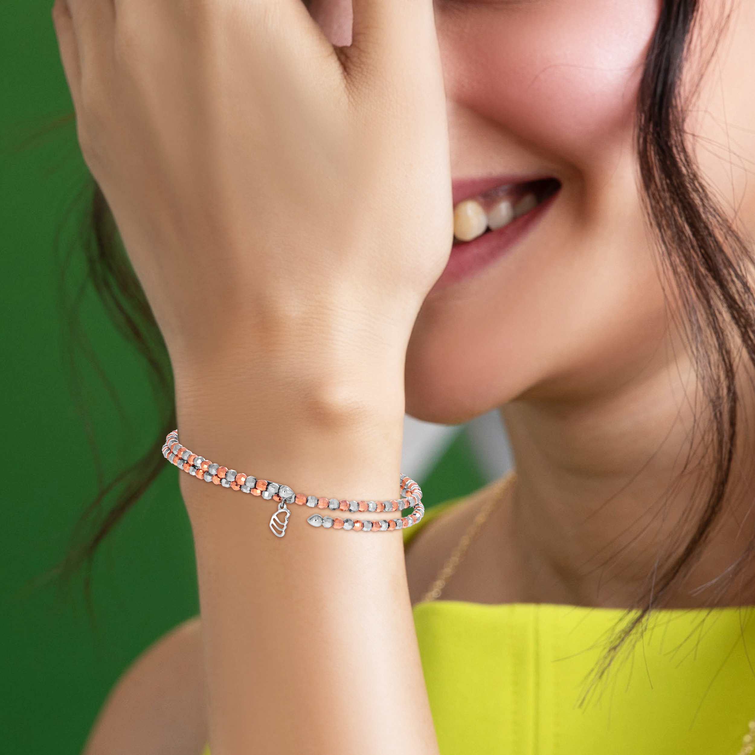 Koyo Spiral Platinum Bracelet - Senco Gold and Diamonds