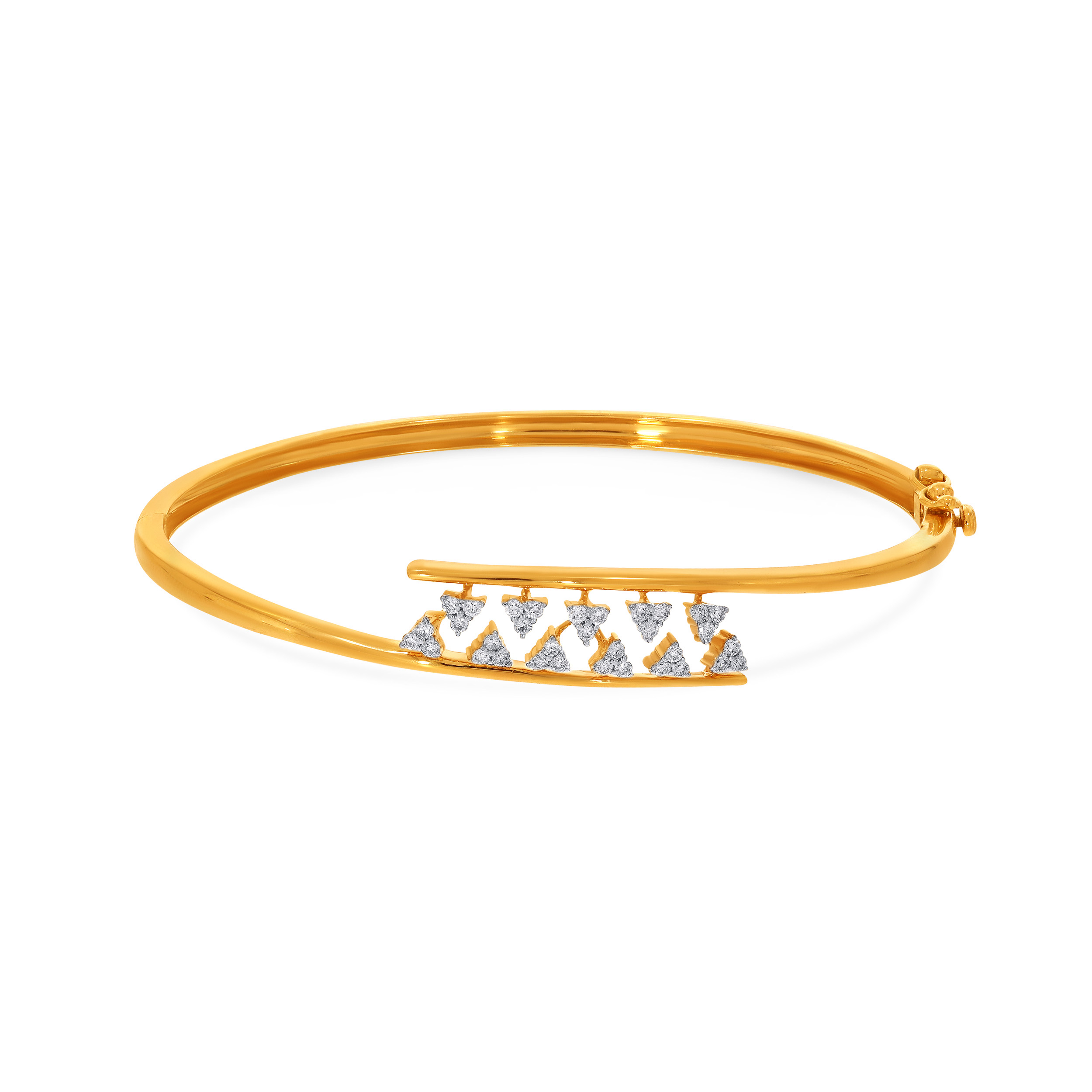 Overlapping Diamond Bracelet - Senco Gold and Diamonds