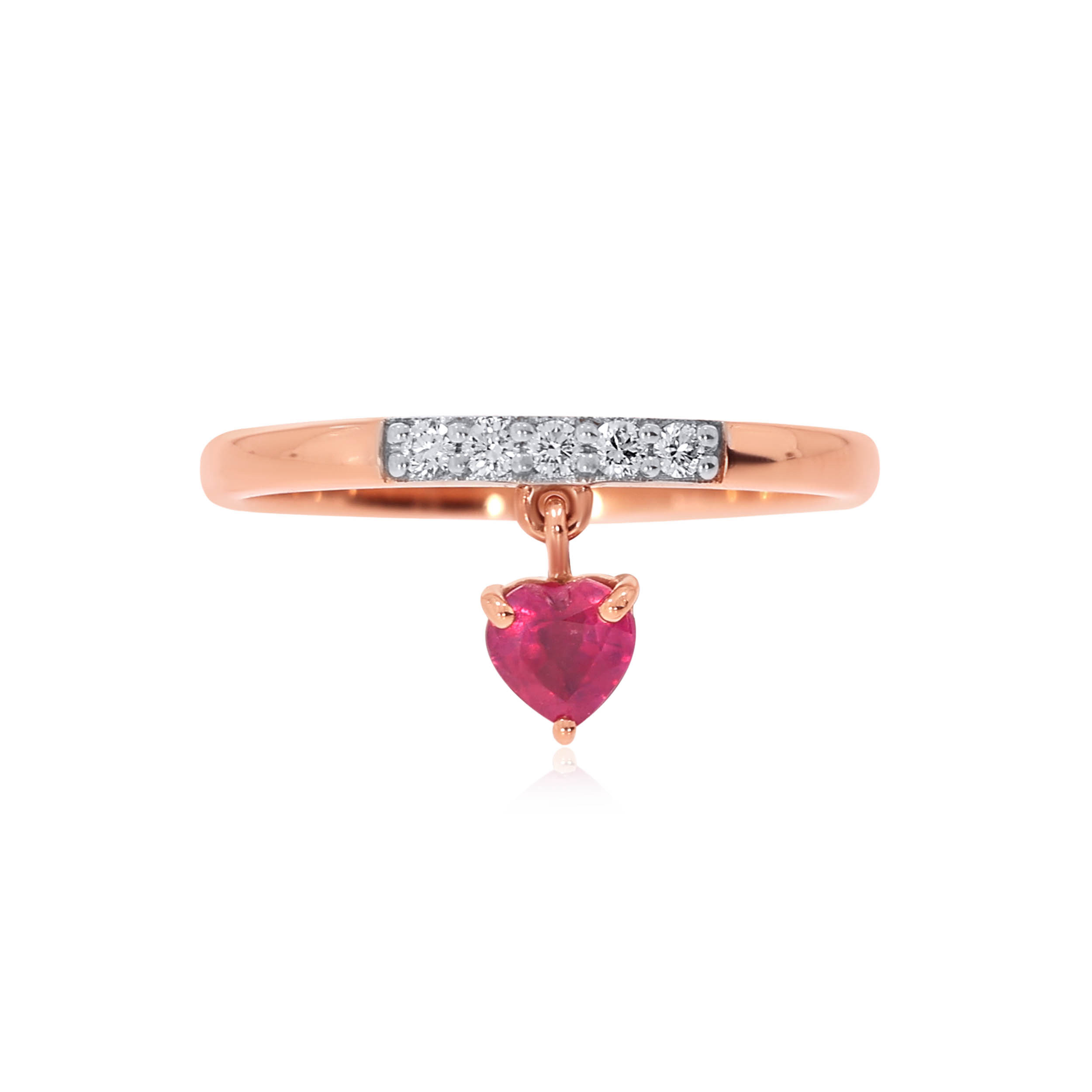 Vibrant Heart Diamond Ring - Senco Gold and Diamonds