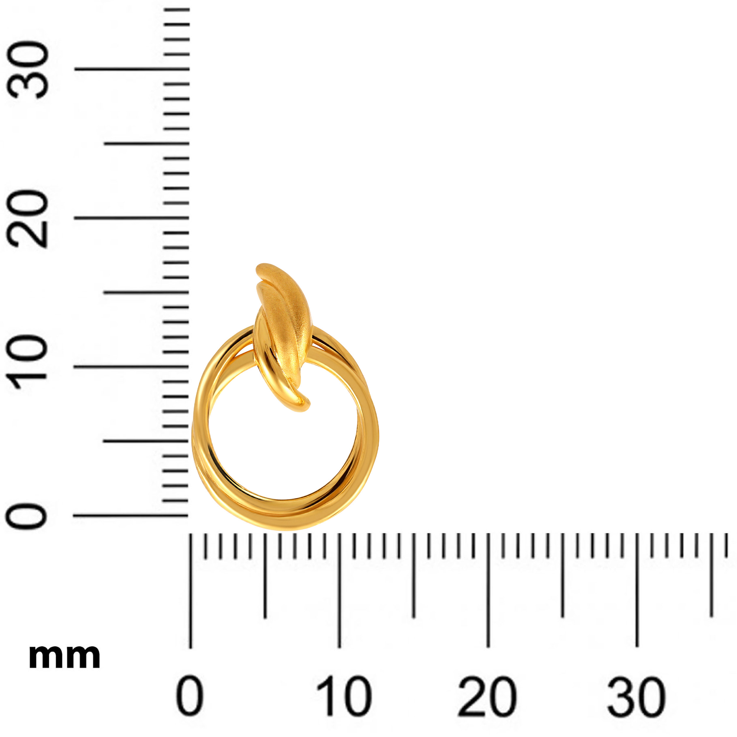 Radiant Orb Gold Studs - Senco Gold and Diamonds