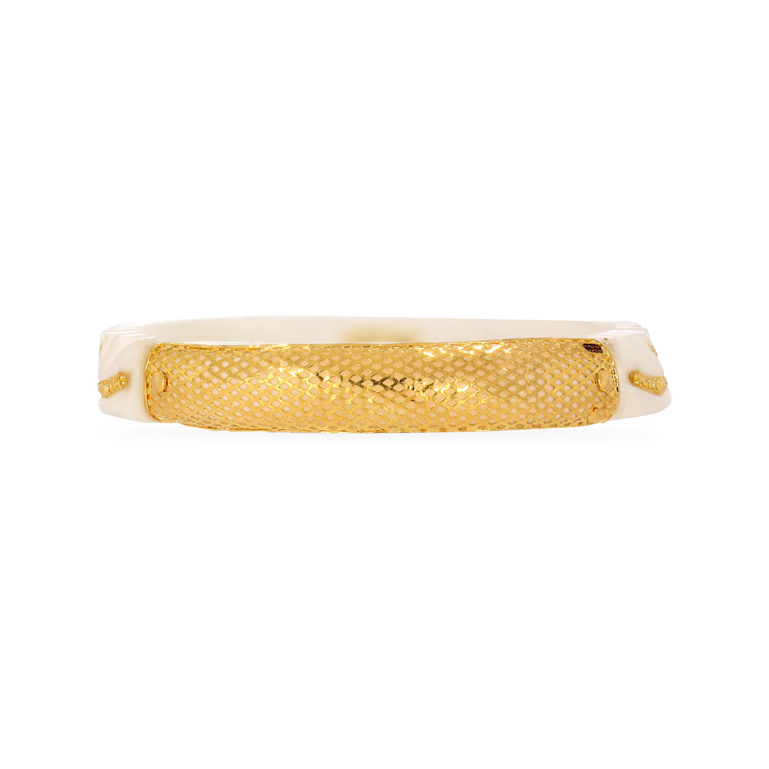 Graceful Net Gold Sankha - Senco Gold and Diamonds