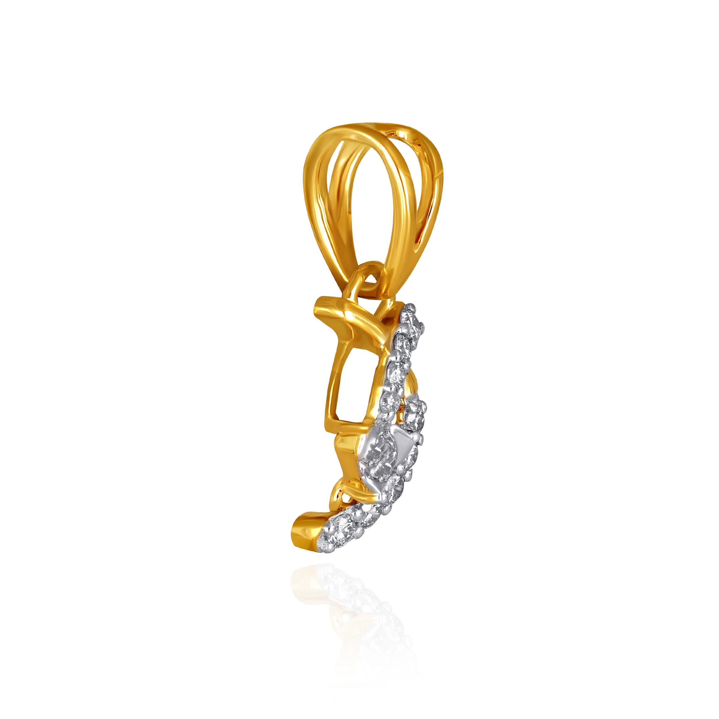 Luminous Arc Diamond Pendant - Senco Gold and Diamonds