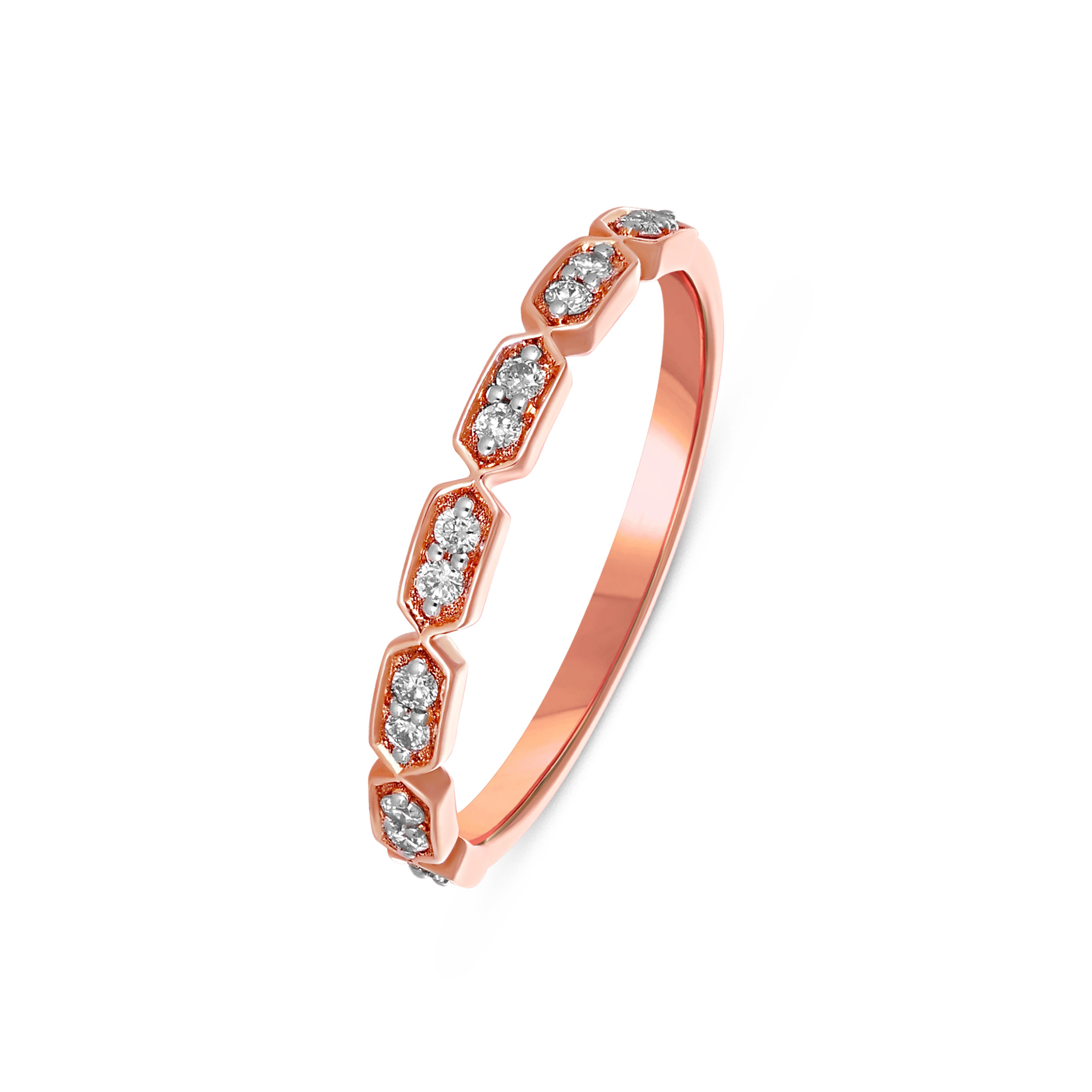 Entwined Sparkle Diamond Ring Set - Senco Gold and Diamonds