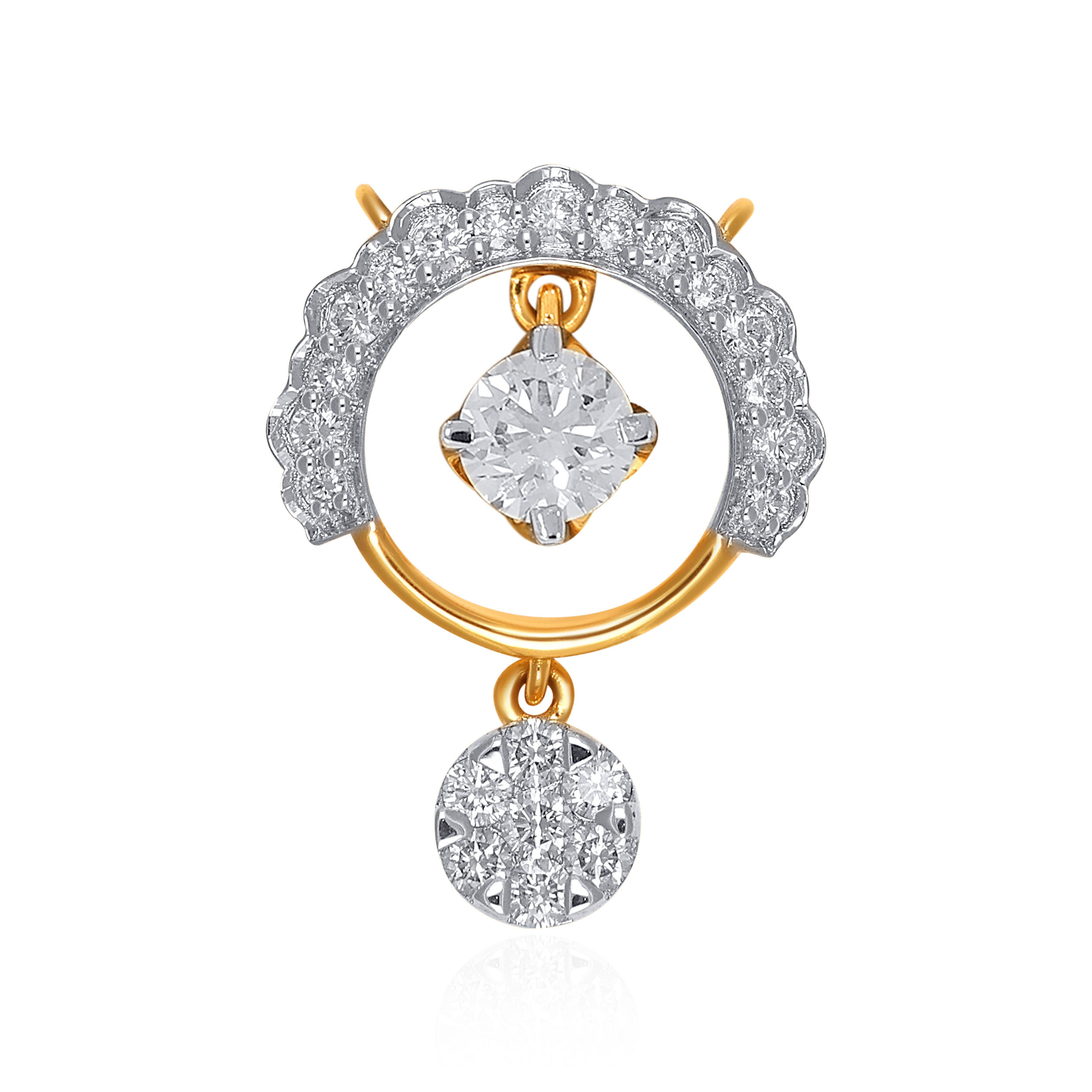 Radiant Sparkle Solitaire Pendant - Senco Gold and Diamonds