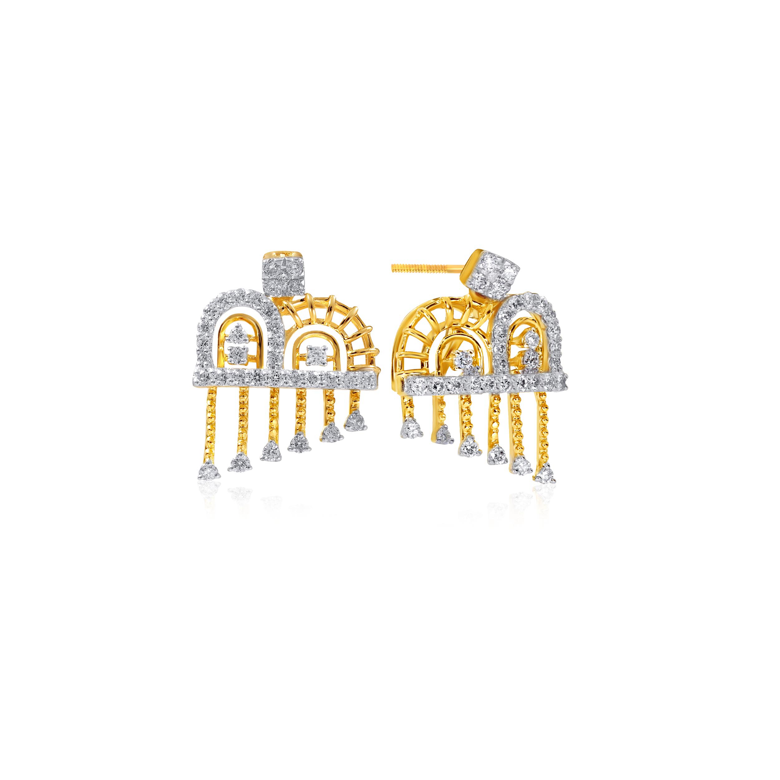 Majestic Gleam Diamond Studs - Senco Gold and Diamonds