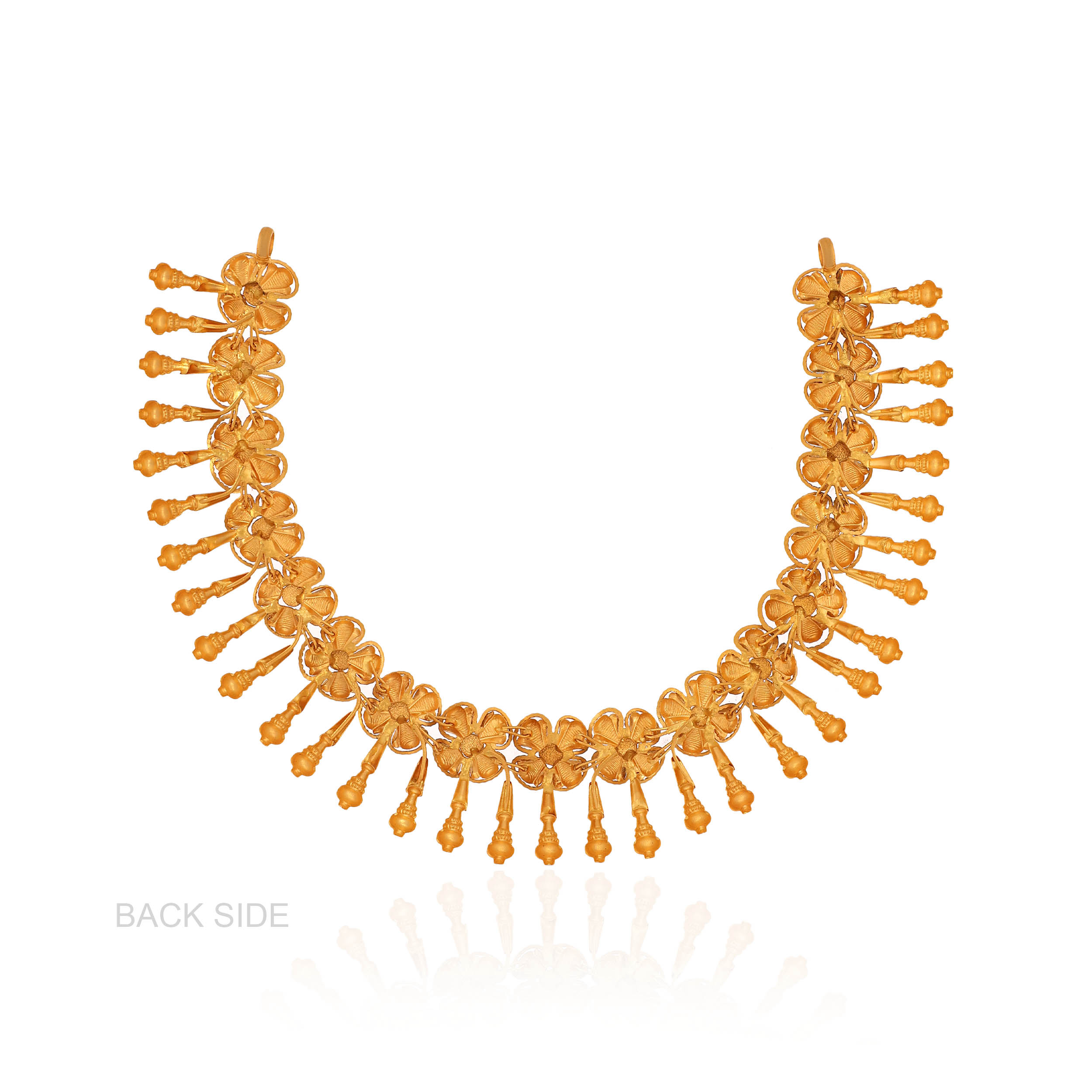 22K Yellow Gold Antique Necklace-GN-D000779662 - Senco Gold and Diamonds