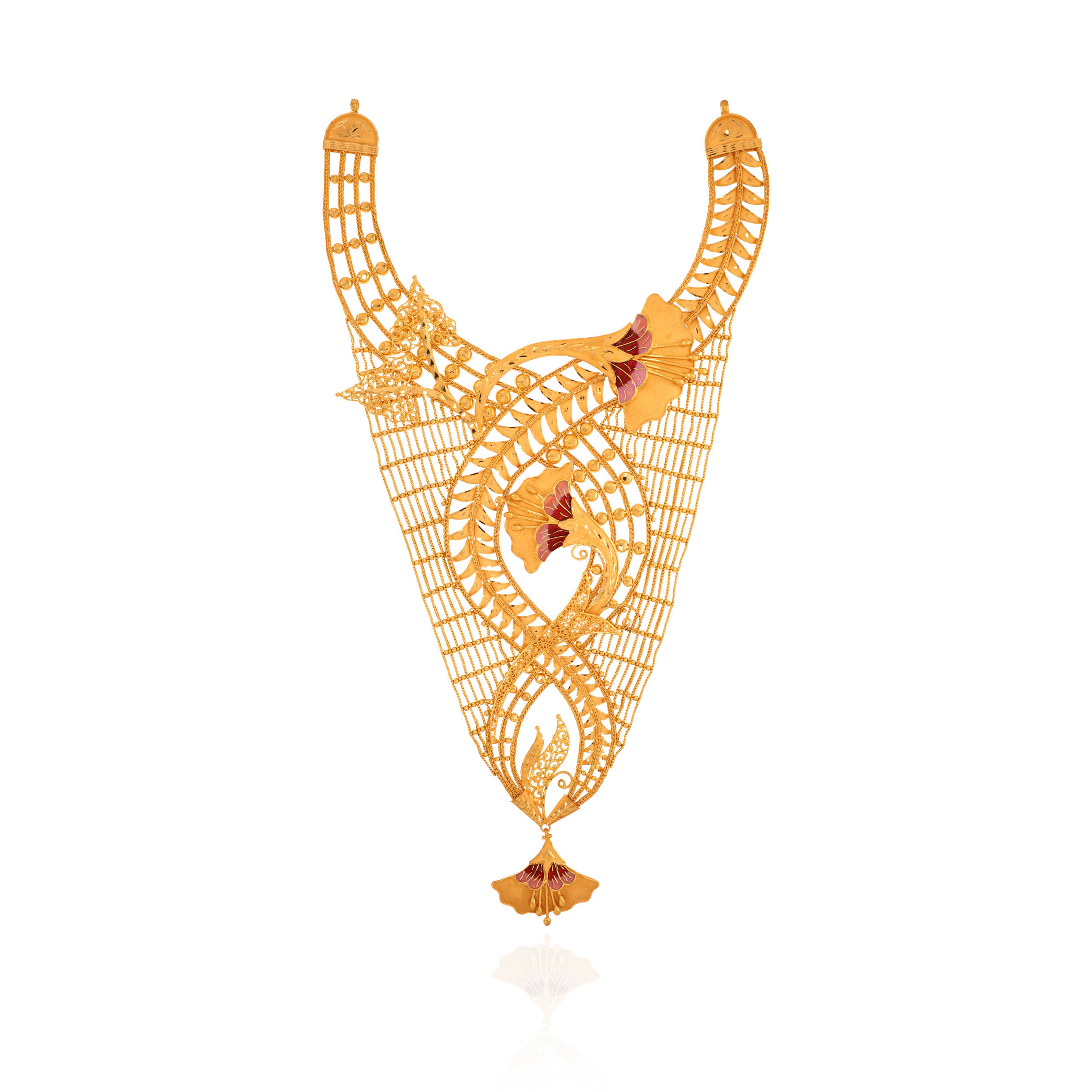 Opulent Flora Gold Necklace - Senco Gold and Diamonds