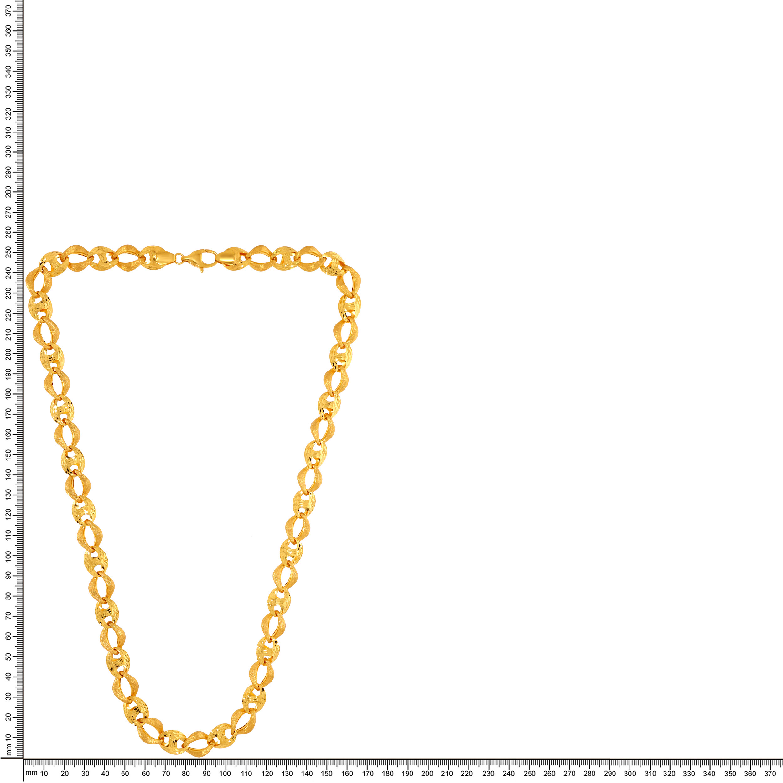 Dual Glow Men Gold Chain - Senco Gold and Diamonds