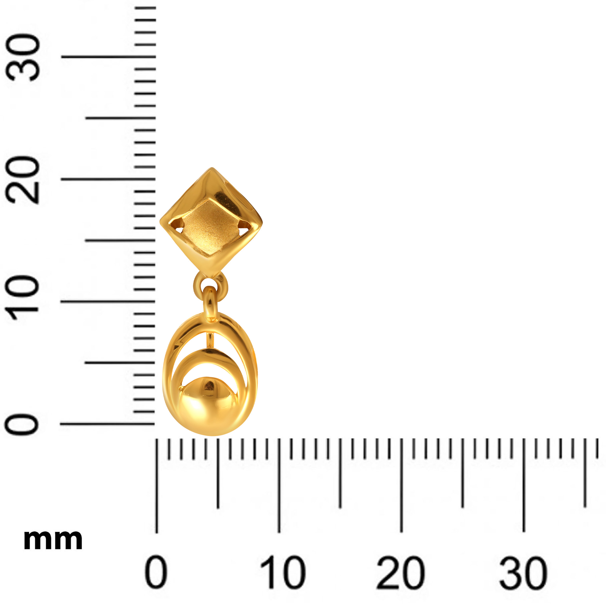 Everyday Style Gold Drop Earrings - Senco Gold and Diamonds