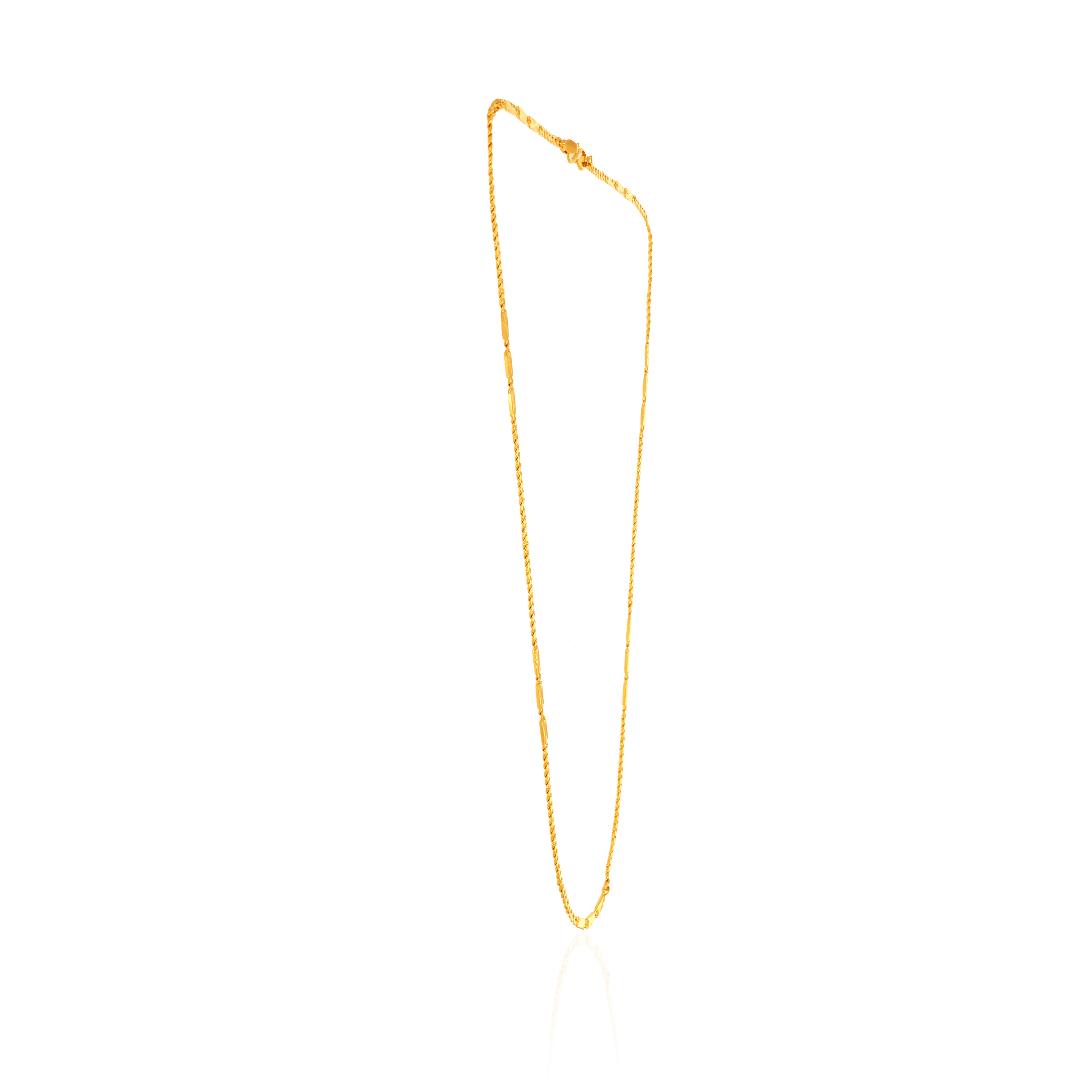 22K Yellow Gold Unisex Chain-GC-D000571489 - Senco Gold and Diamonds