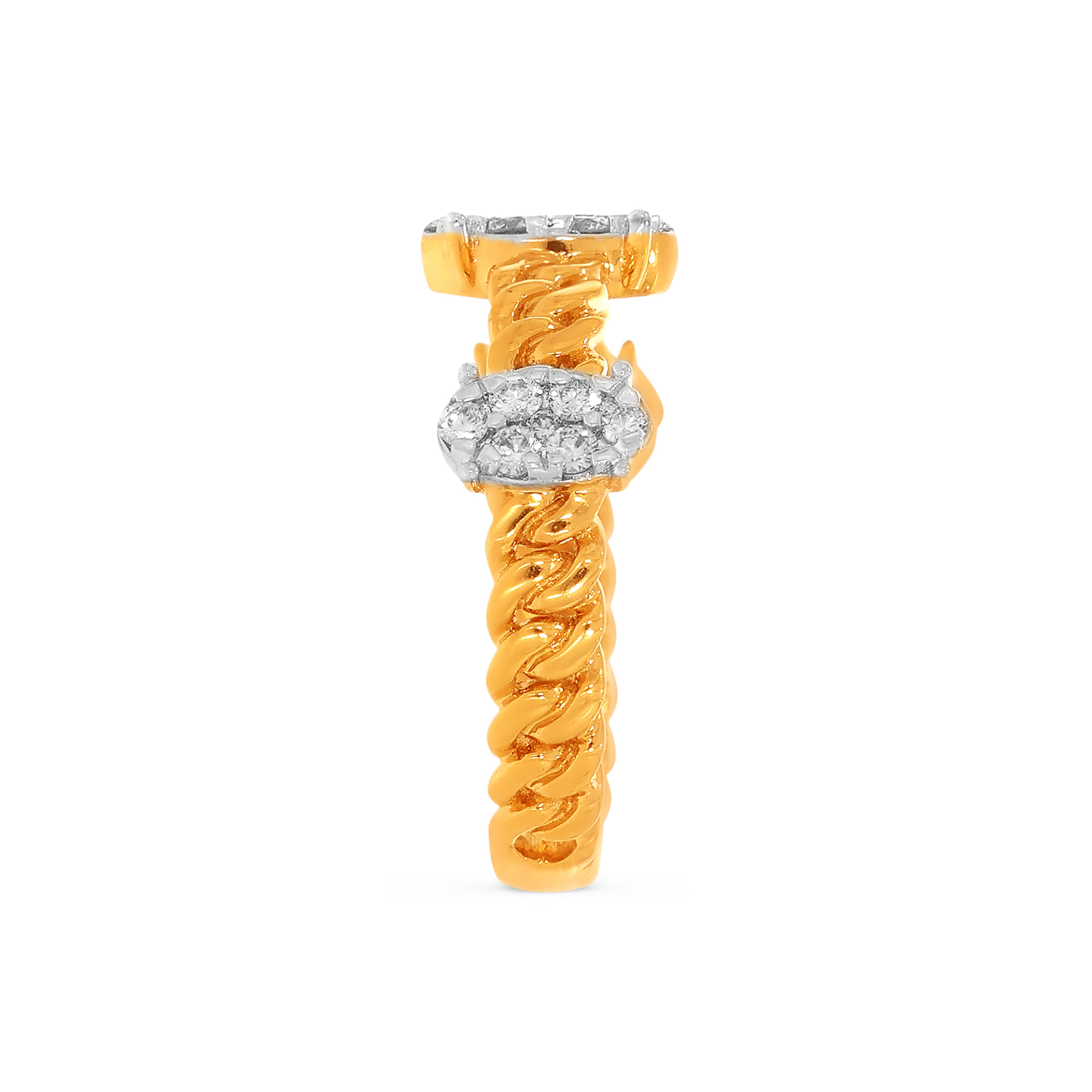18K Yellow Gold Diamond Ring-DLR-D000772737 - Senco Gold and Diamonds