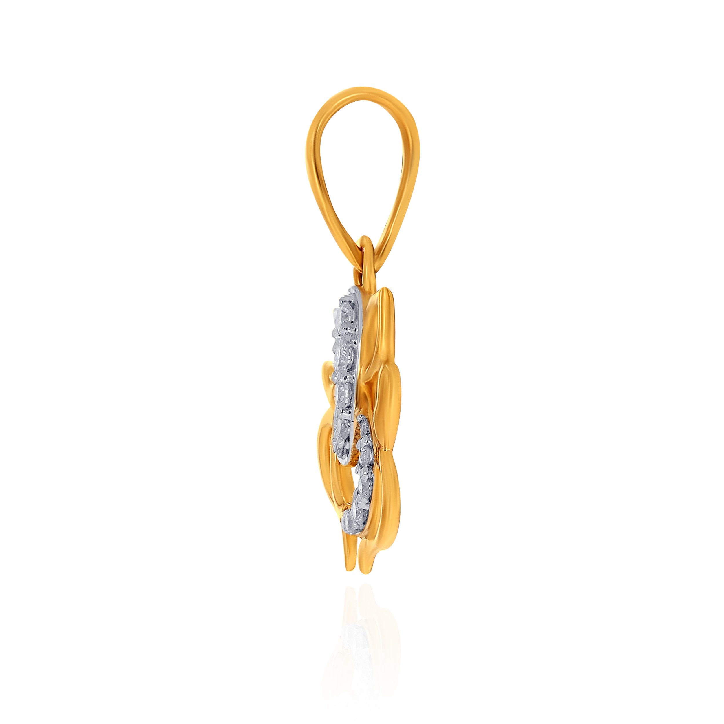 Spiritual Vighnaharta Diamond Pendant - Senco Gold and Diamonds