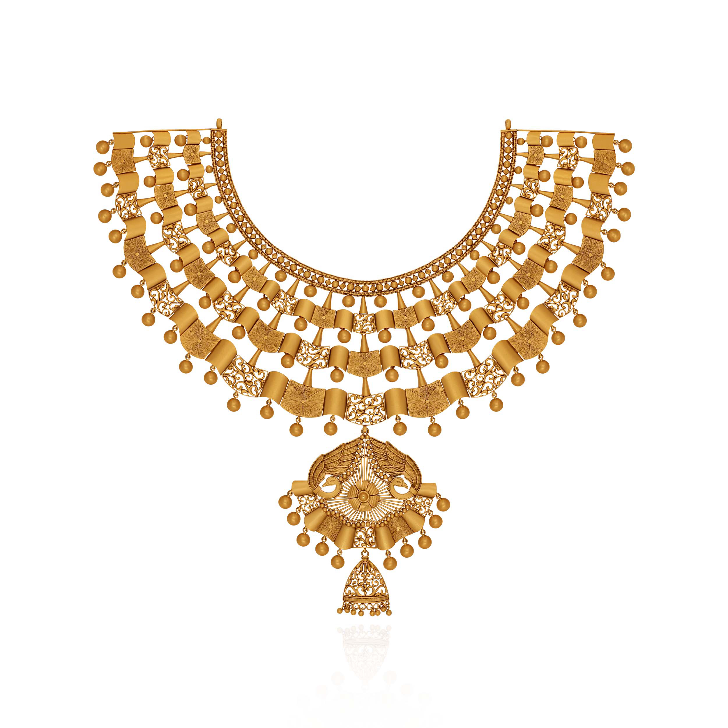 Regal Grandeur Gold Necklace - Senco Gold and Diamonds
