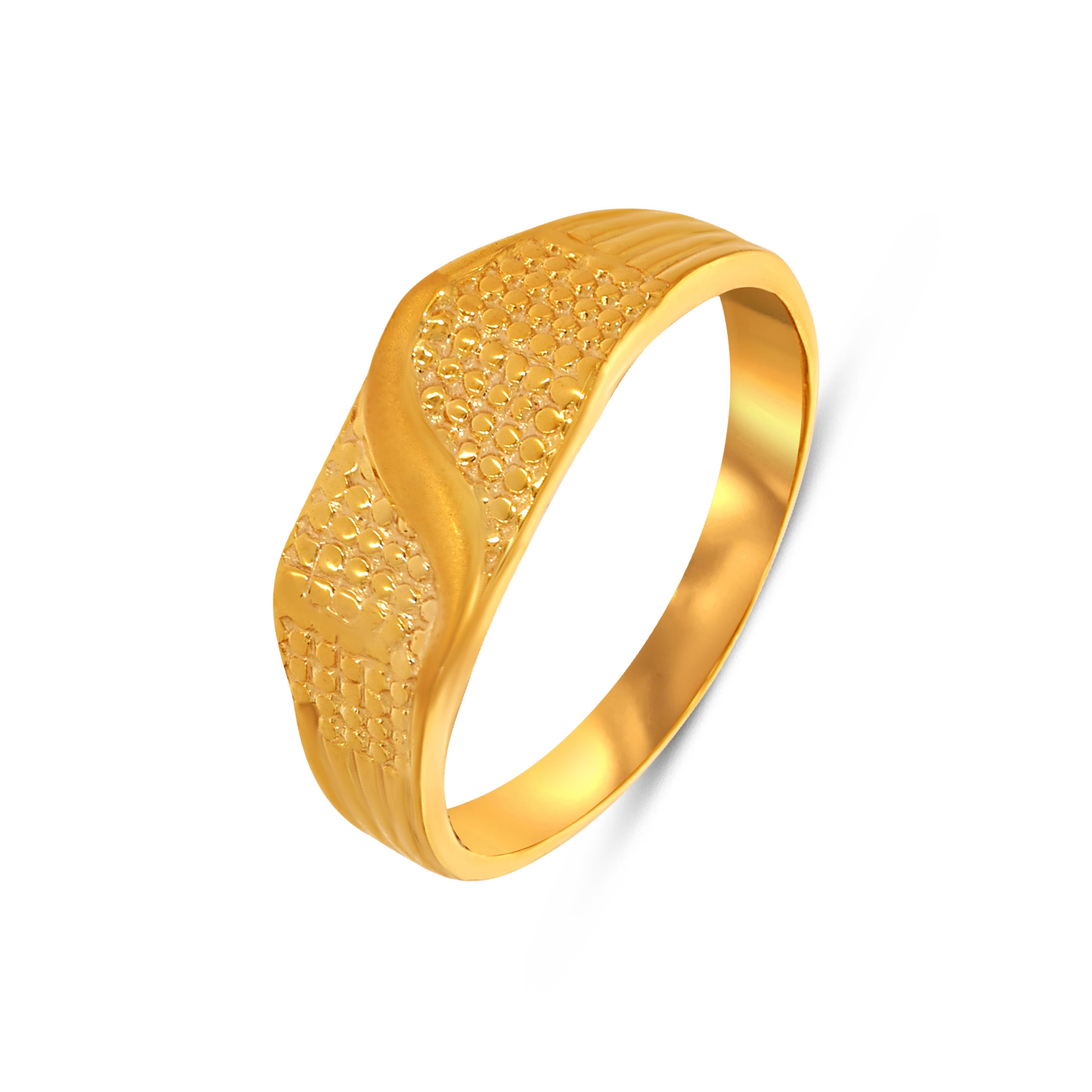 Contour Gleam Men's Gold Ring - Senco Gold and Diamonds