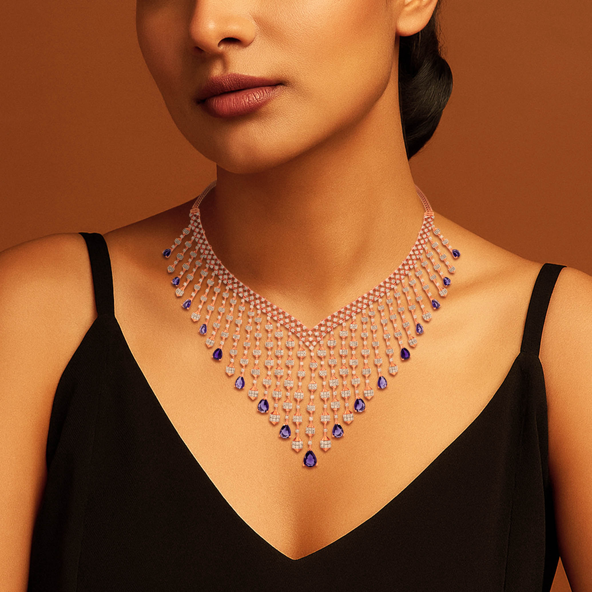 Ocean Gleam Diamond Necklace - Senco Gold and Diamonds