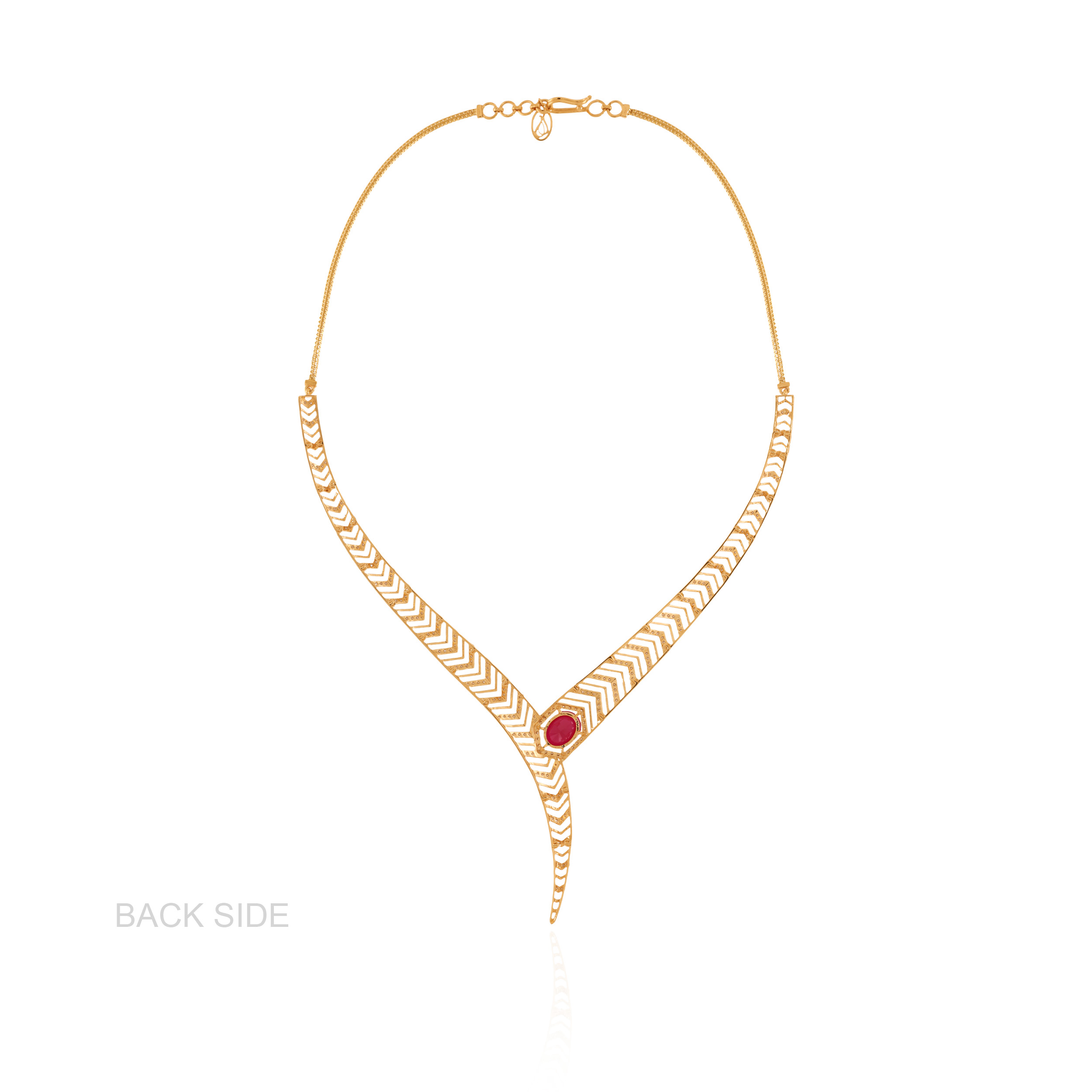 Eterna Rouge Diamond Necklace - Senco Gold and Diamonds