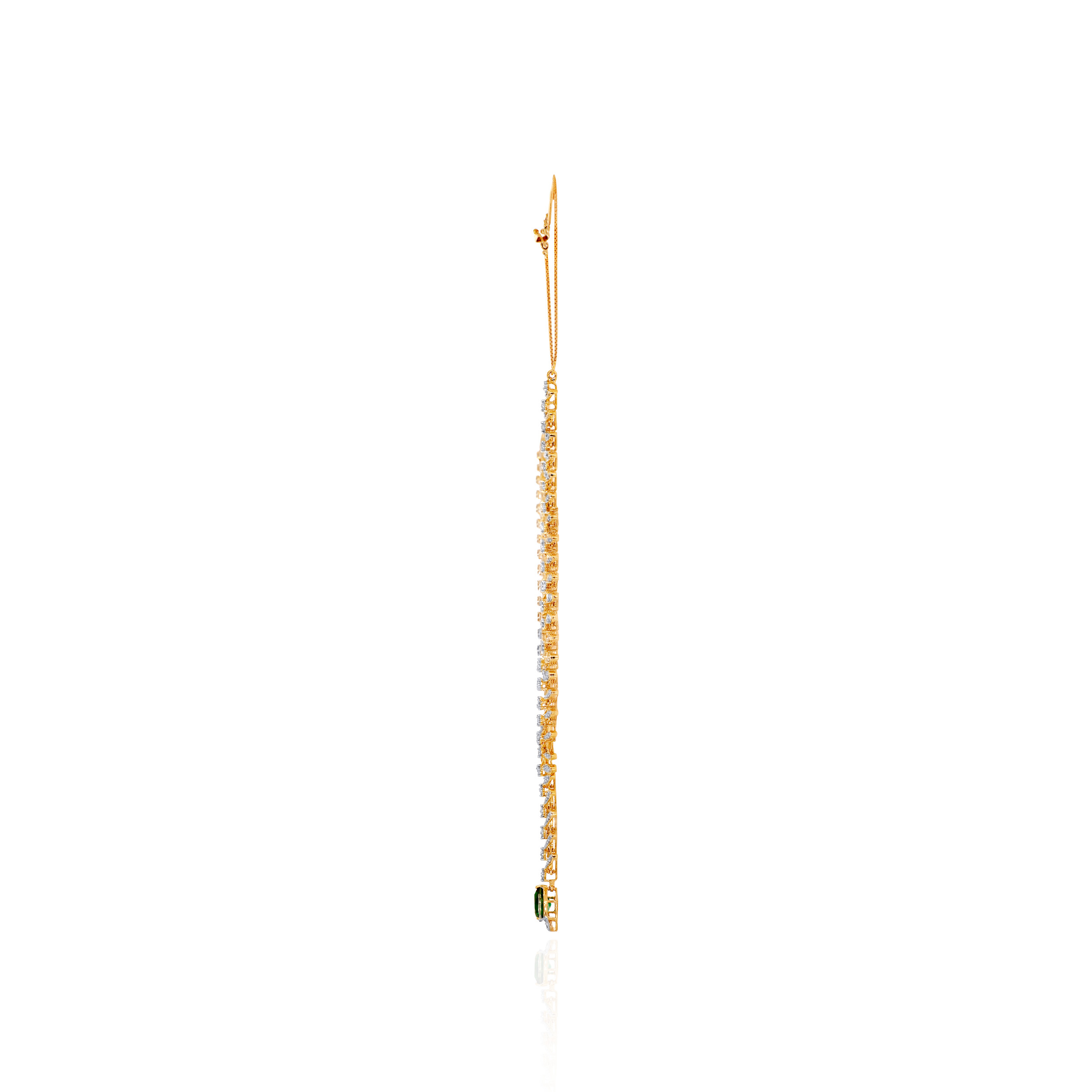 Jade Fleur Diamond Gold Necklace - Senco Gold and Diamonds