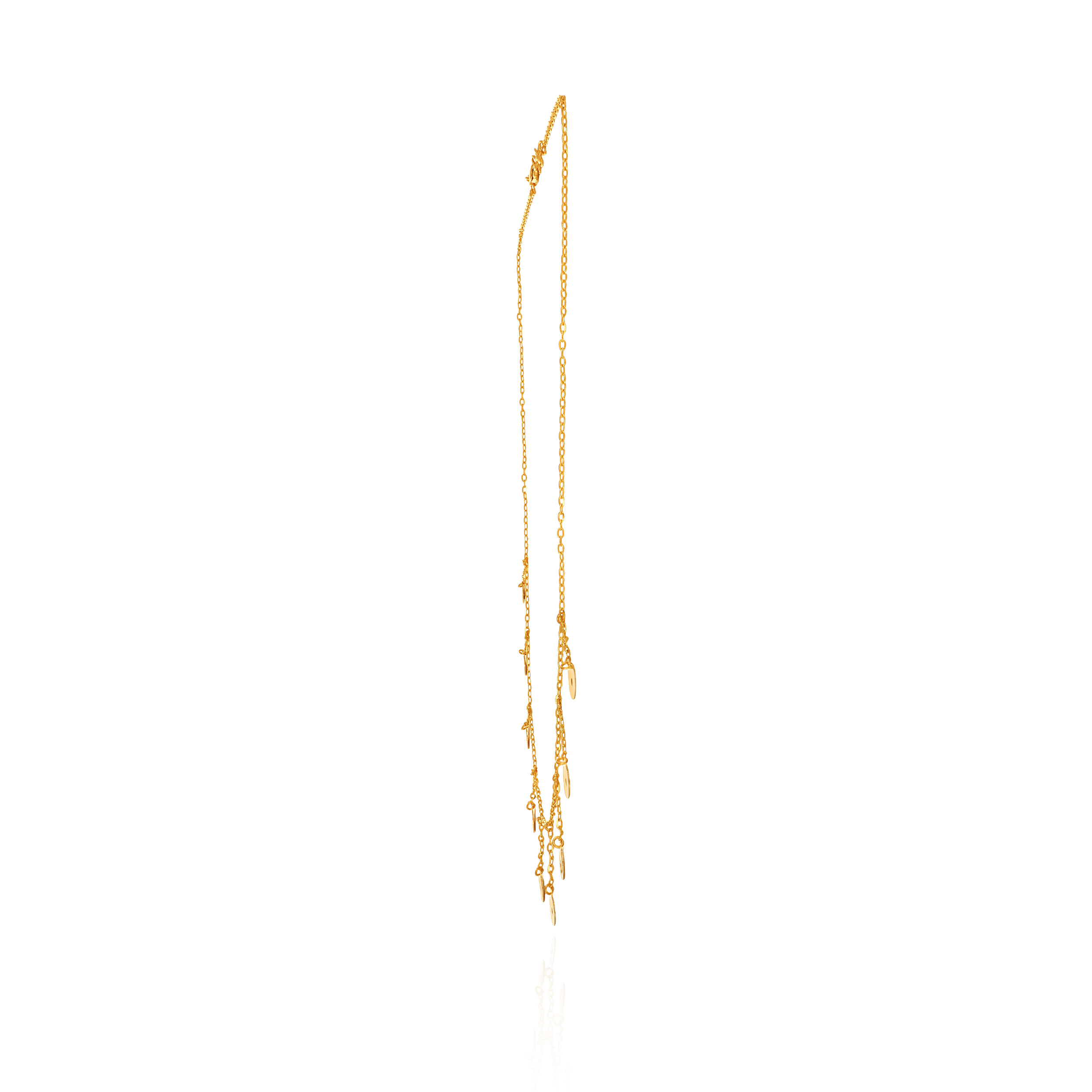 SunSpark Drop Gold Chain - Senco Gold and Diamonds