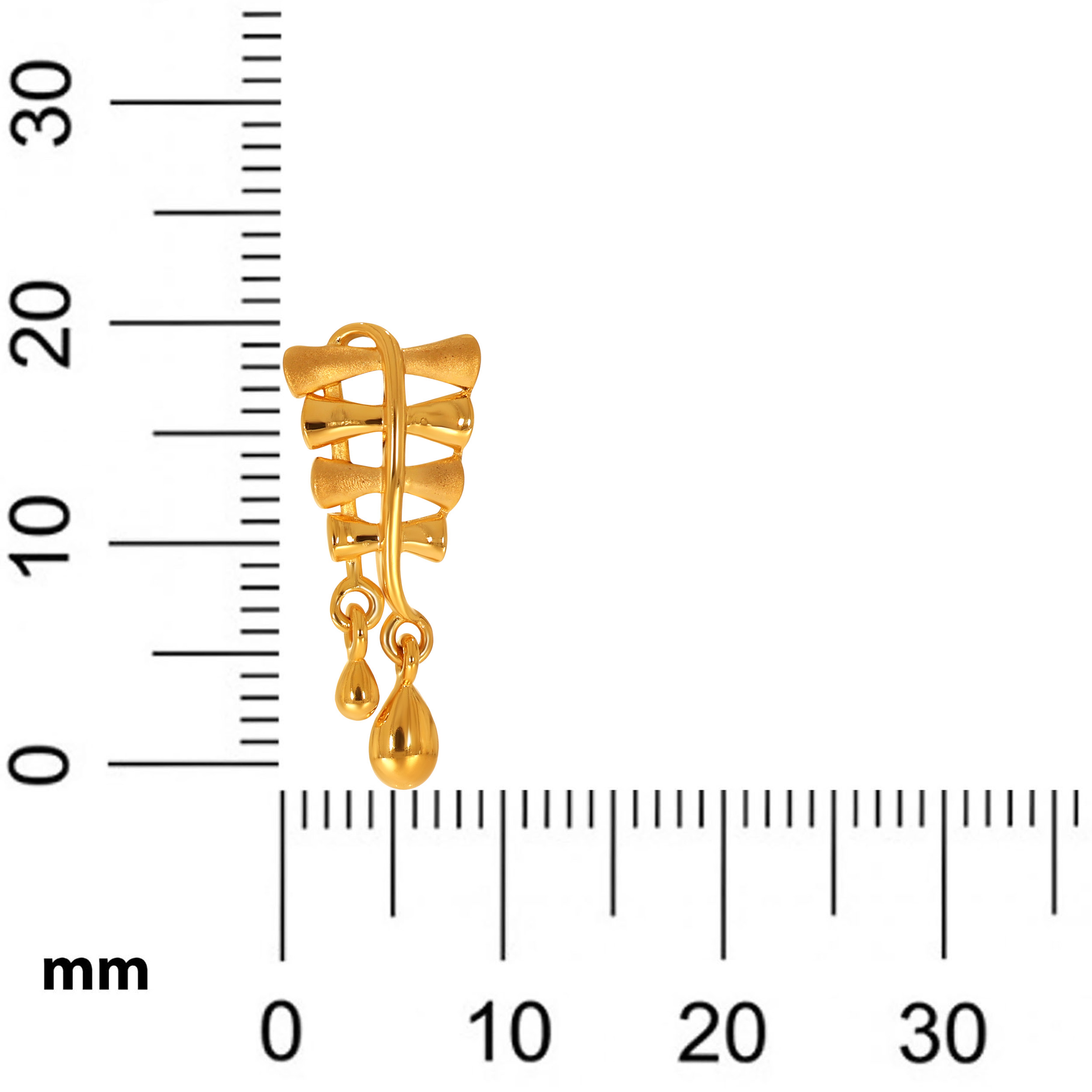 Conifer Cone Gold Studs - Senco Gold and Diamonds