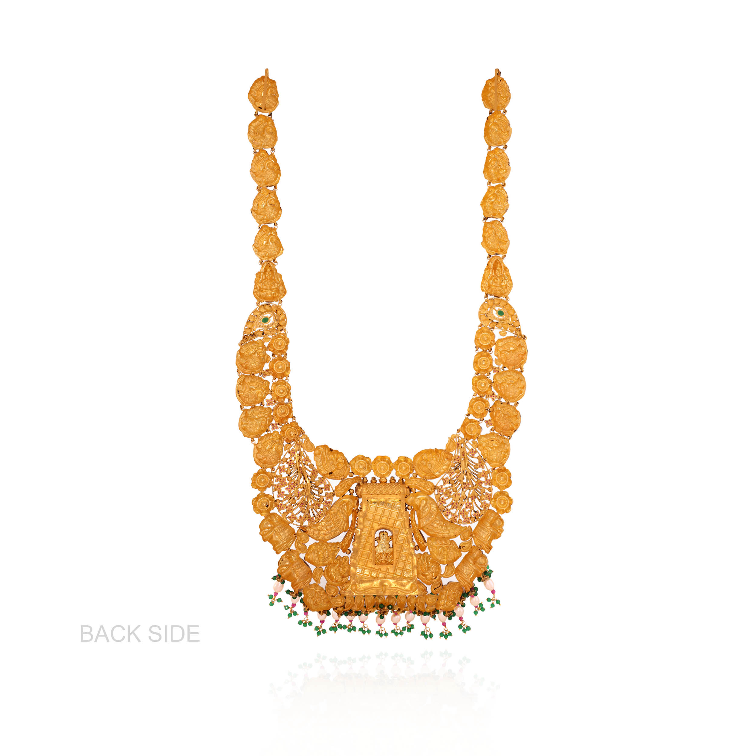 Prosperity Lakshmi Heritage Gold Necklace - Senco Gold and Diamonds