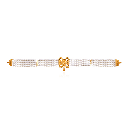 Pearl Cascade Gold Choker - Senco Gold and Diamonds