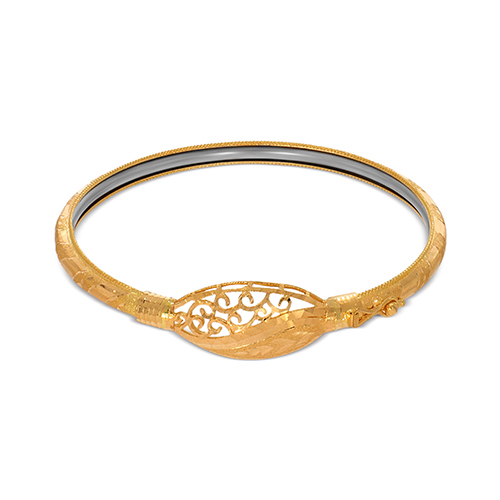 Ornate Gold Noa Bangle - Senco Gold and Diamonds