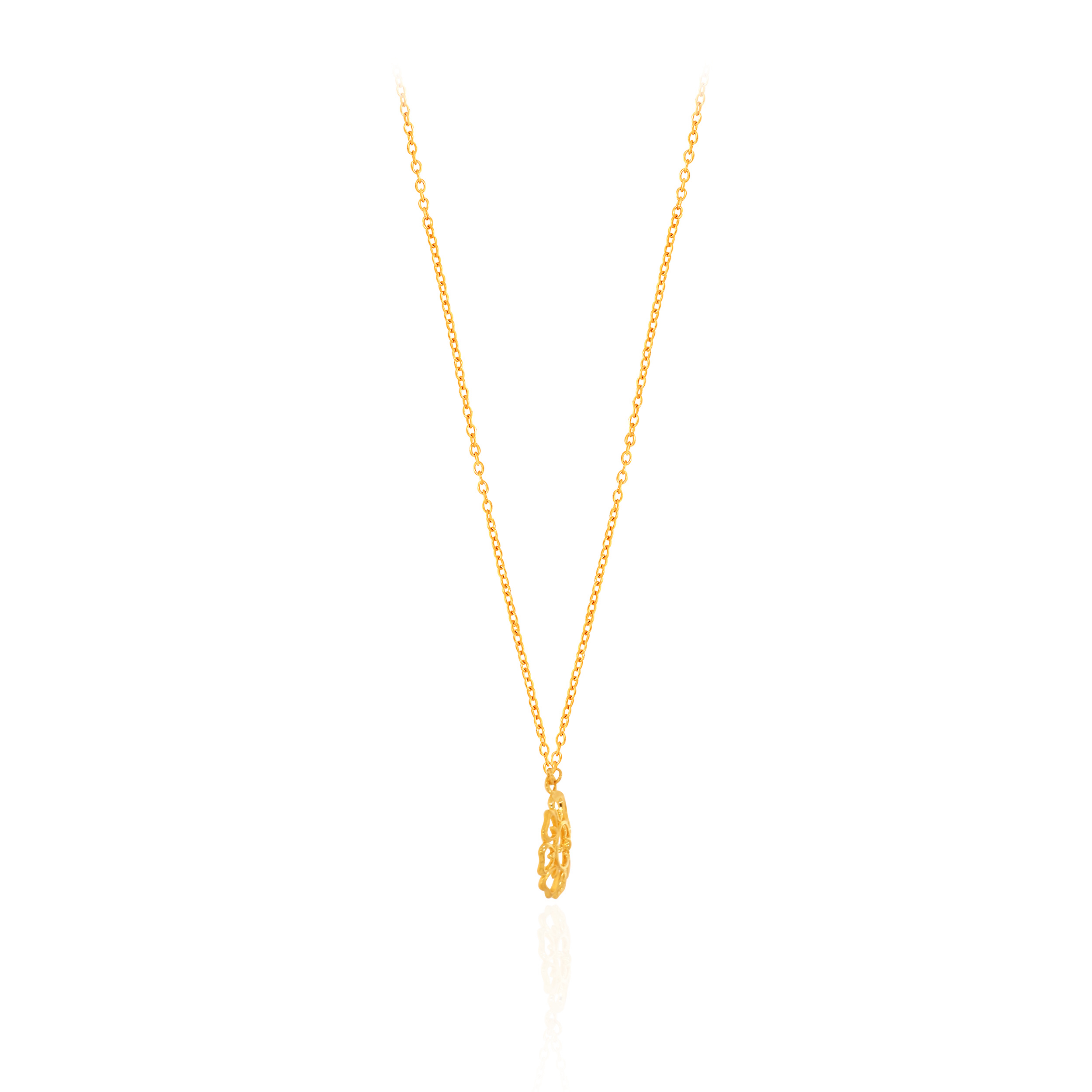 22K Yellow Gold Chain Pendant-GPN-D000777020 - Senco Gold and Diamonds