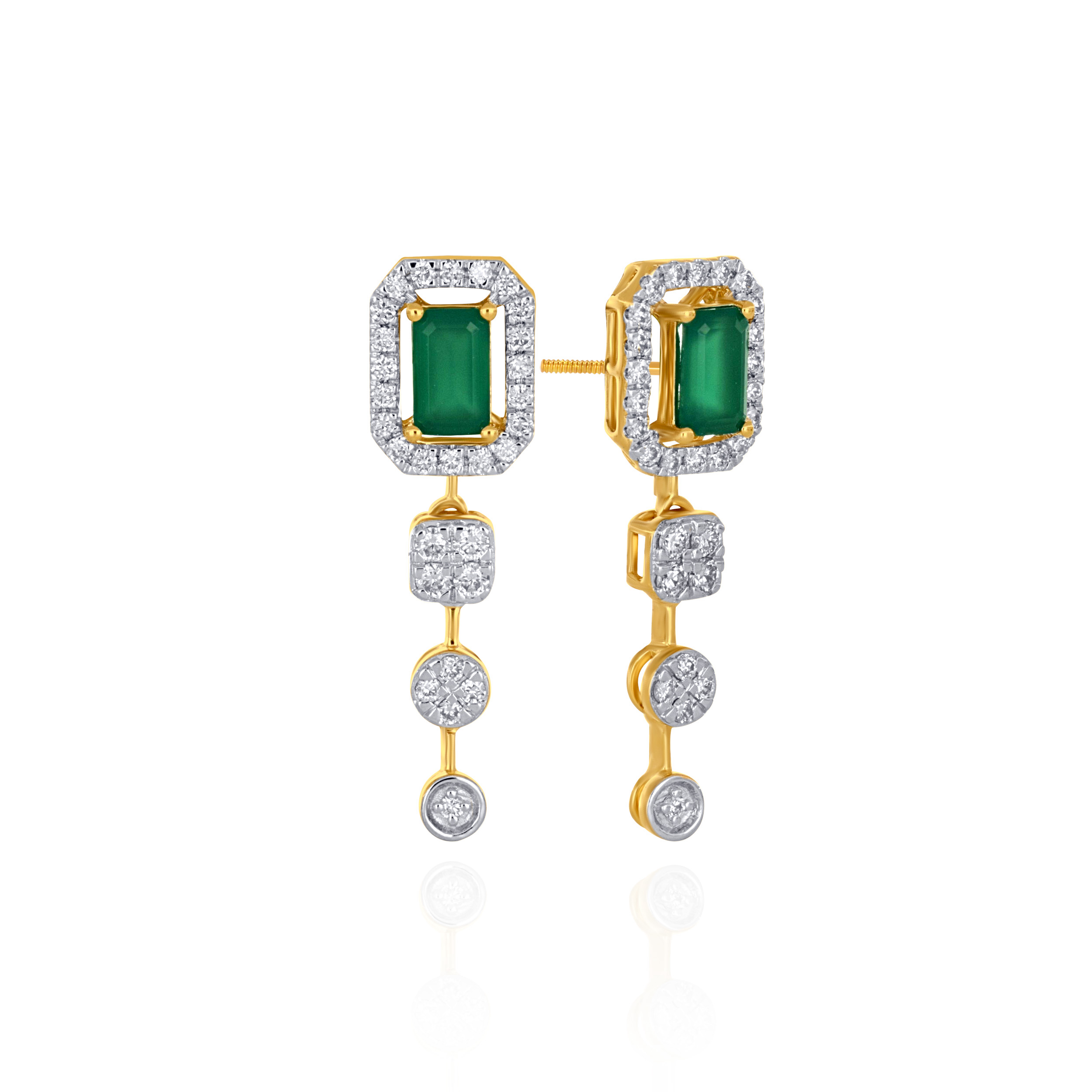 Verde Allure Diamond Earrings - Senco Gold and Diamonds
