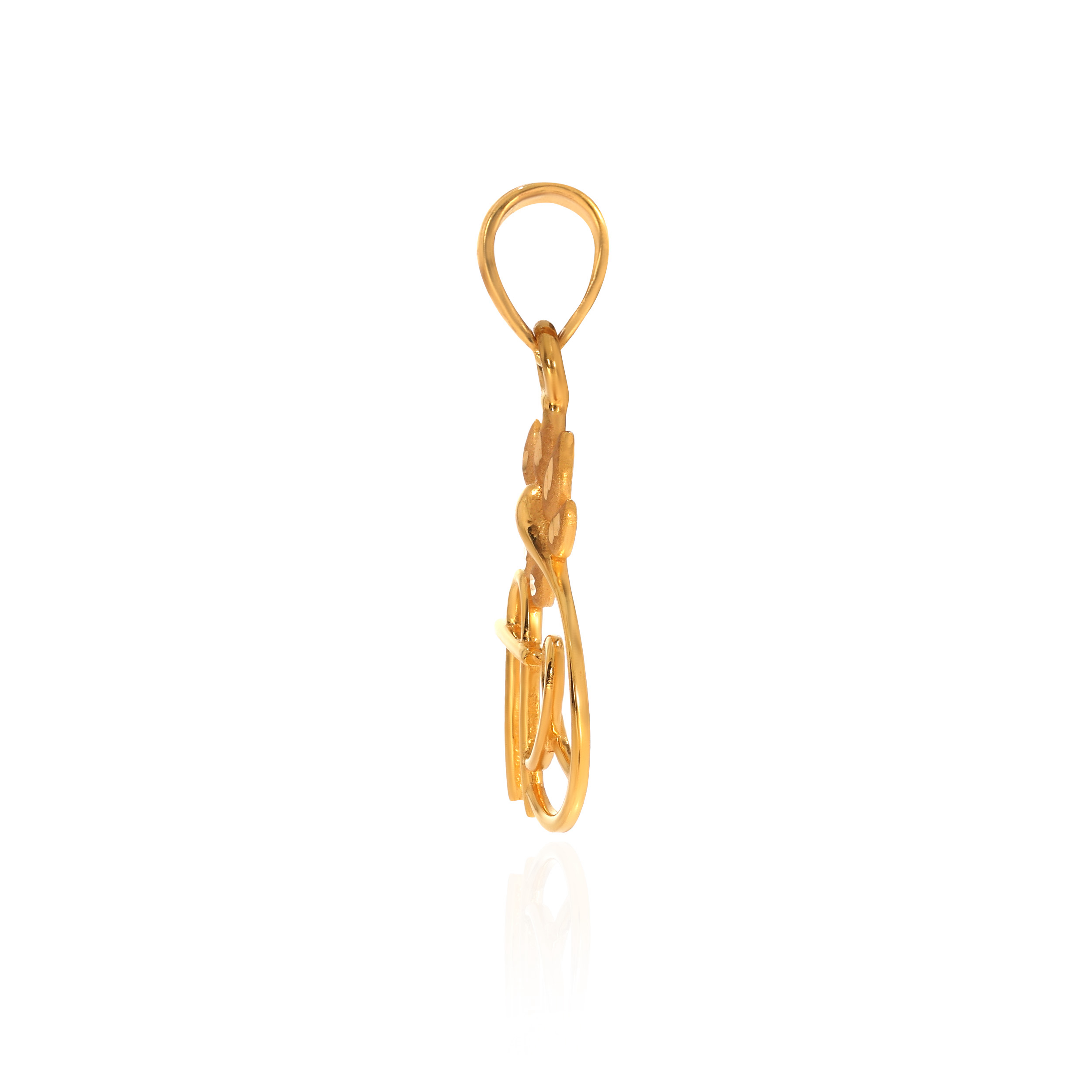 22K Yellow Gold Fancy Gold Pendant-GPN-D000553811 - Senco Gold and Diamonds