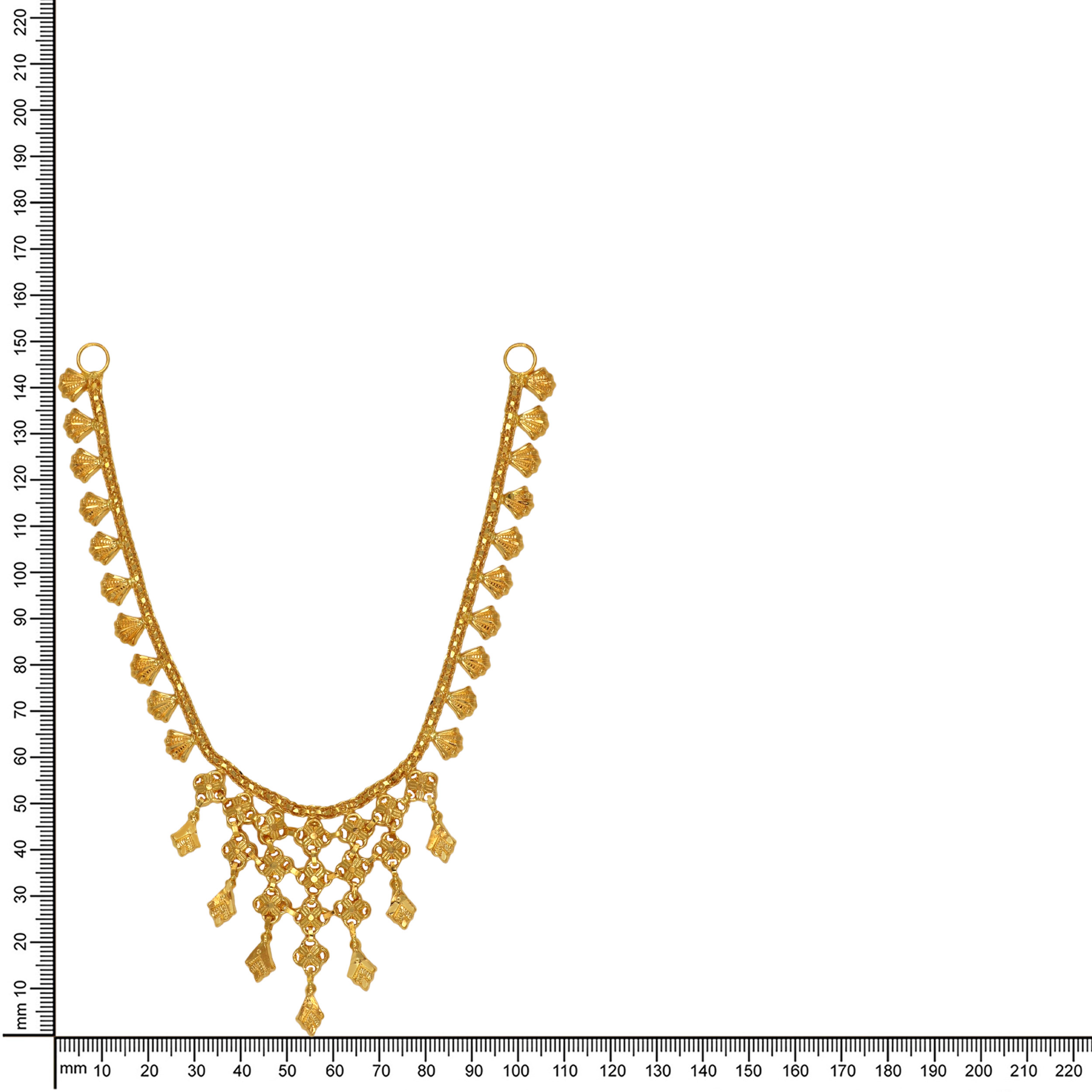 Ornate Drape Gold Necklace - Senco Gold and Diamonds